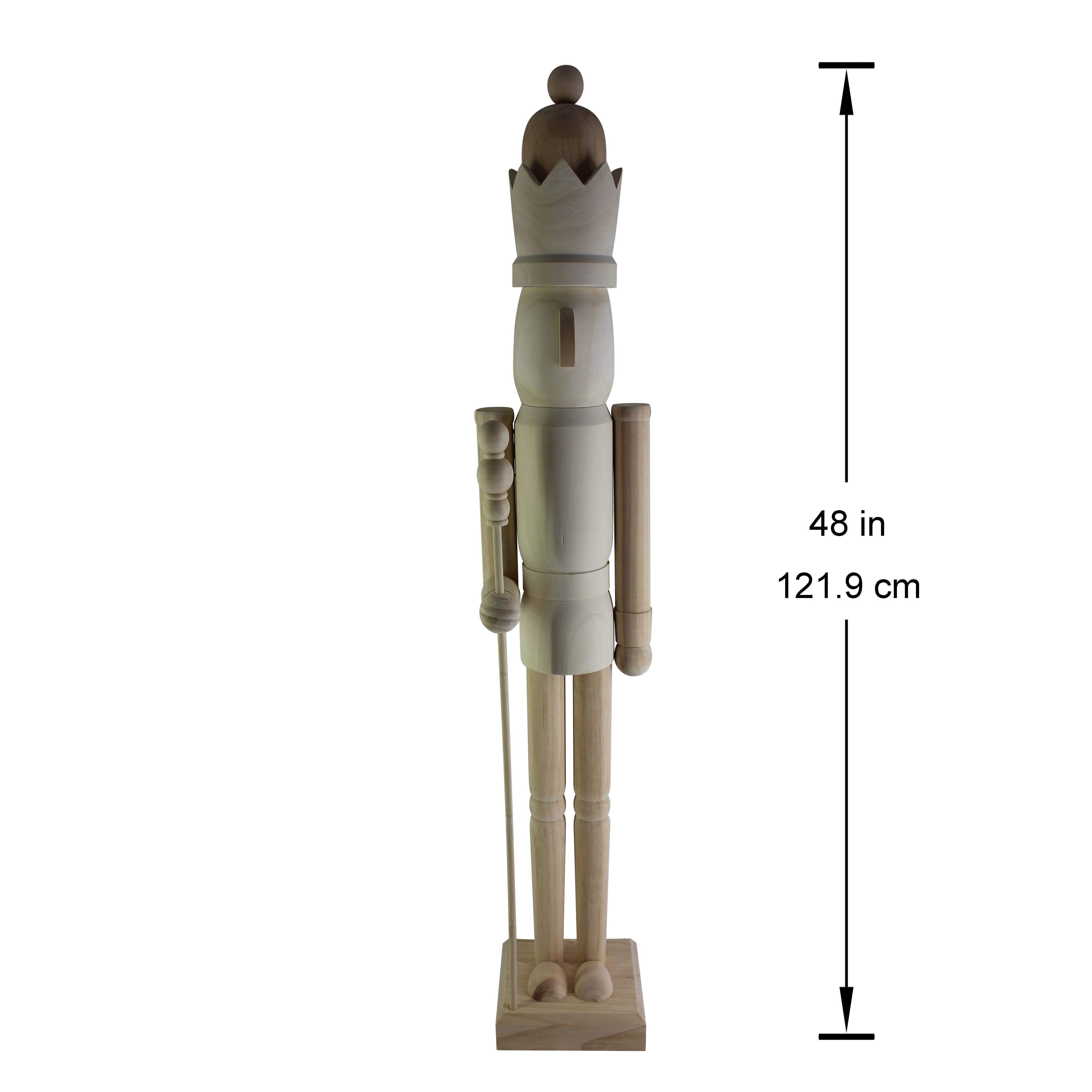 4ft. King DIY Wood Nutcracker by Make Market&#xAE;