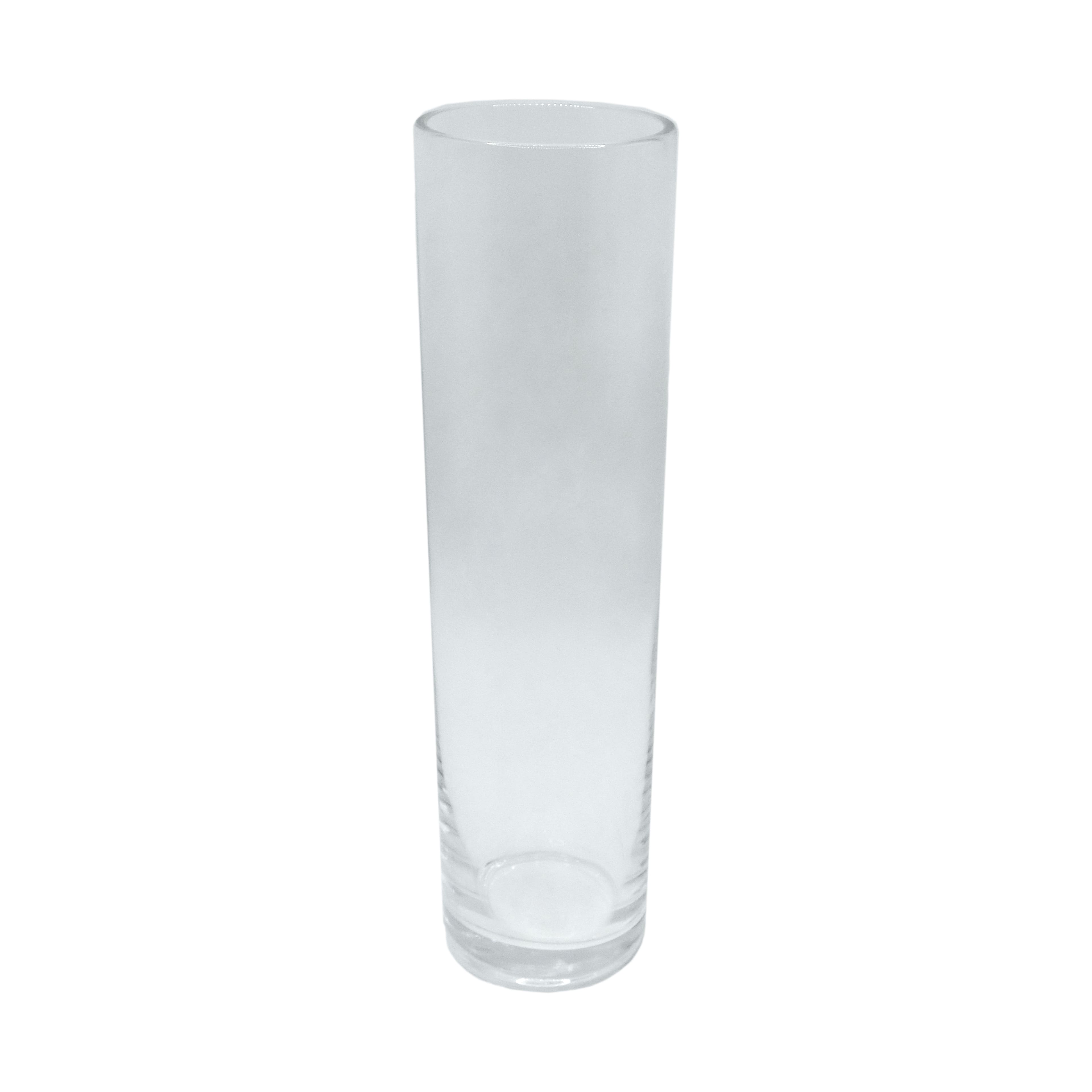 8 Pack: 12" Clear Glass Cylinder Vase by Ashland®