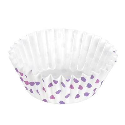 Pink and Gold Foil Cupcake Liners, Muffin Cups for Baking (2.75x1.5 in, 100 Pack)