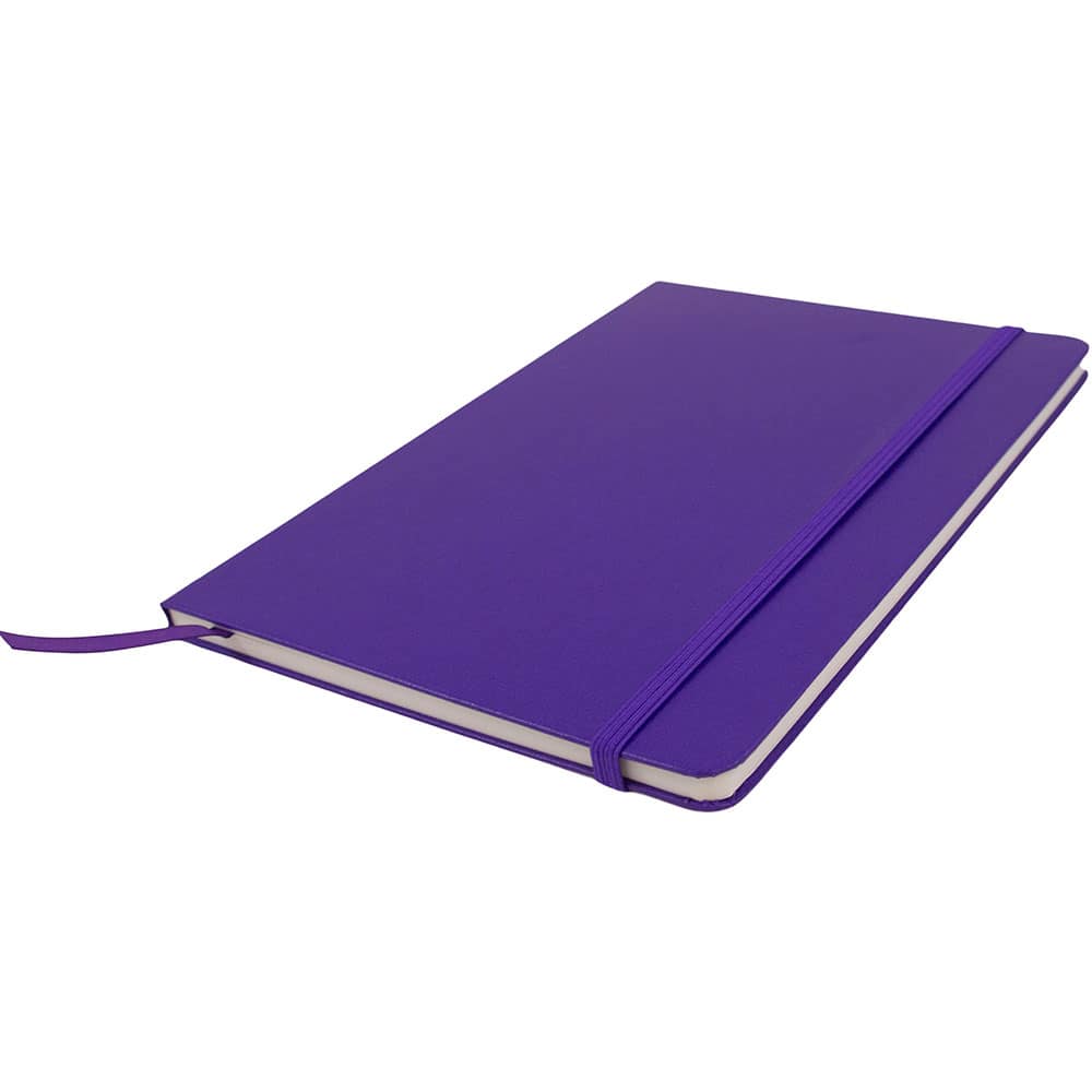 JAM Paper Large Hardcover Notebook with Elastic Band