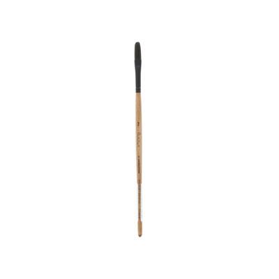 Princeton Pennello Catalyst Polytip Filbert N.6 - Setola Sintetica A Lingua Di Gatto Con Manico Corto In Legno Di Faggio - Ideale Per Colori Densi E Paste - 3