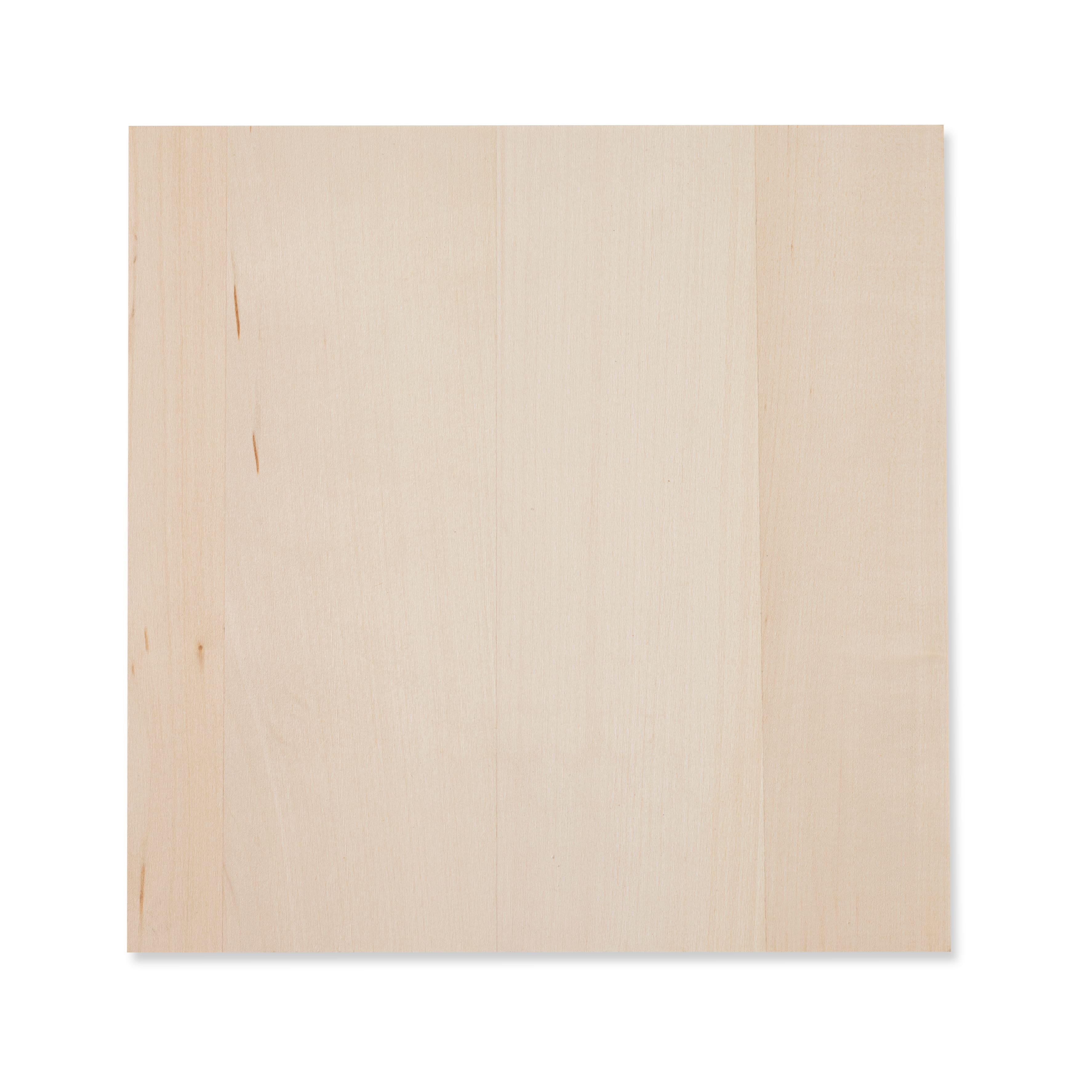 6 Pack: 12&#x22; Basswood Square Panel by Make Market&#xAE;