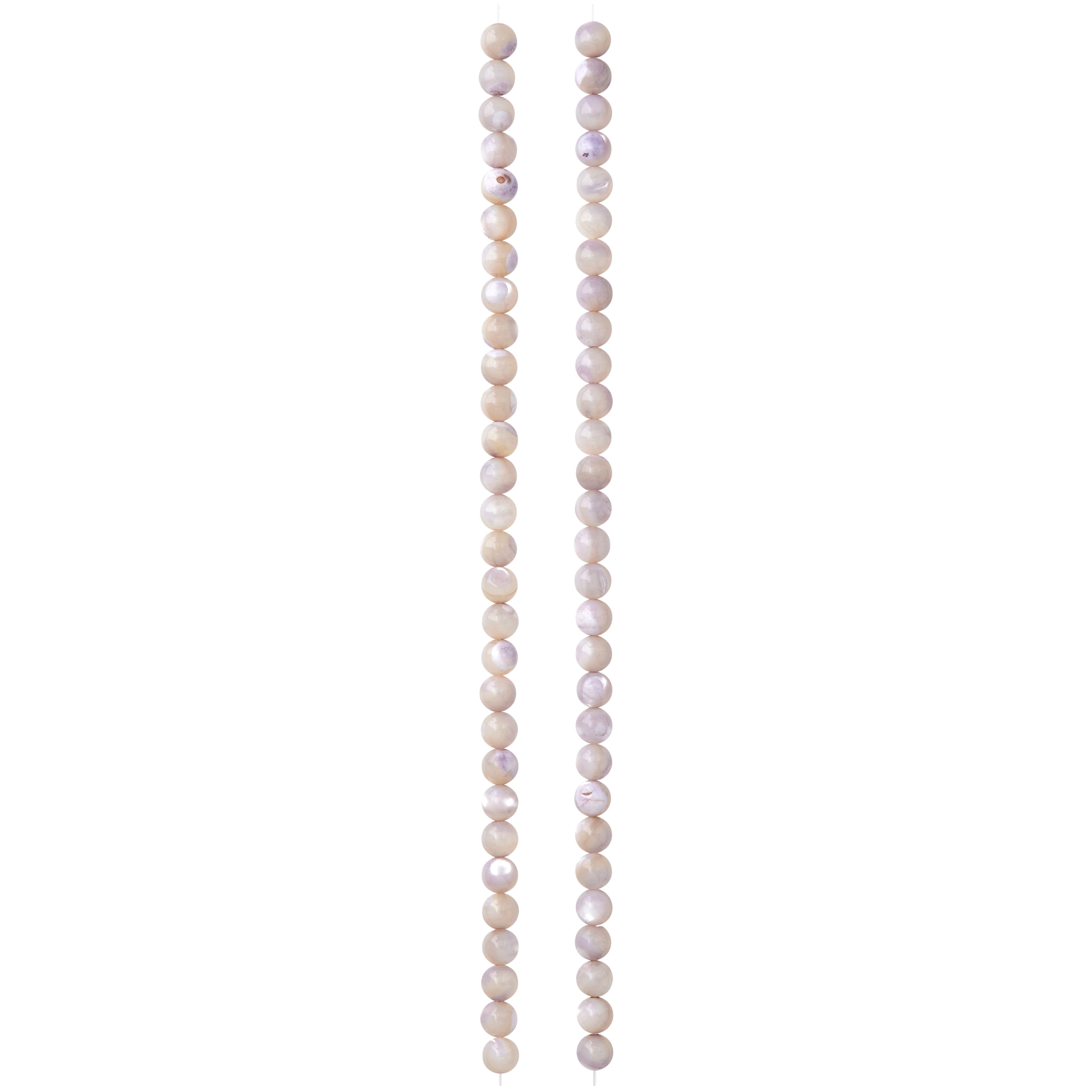 Light Gray Mother of Pearl Round Beads, 4mm by Bead Landing&#x2122;