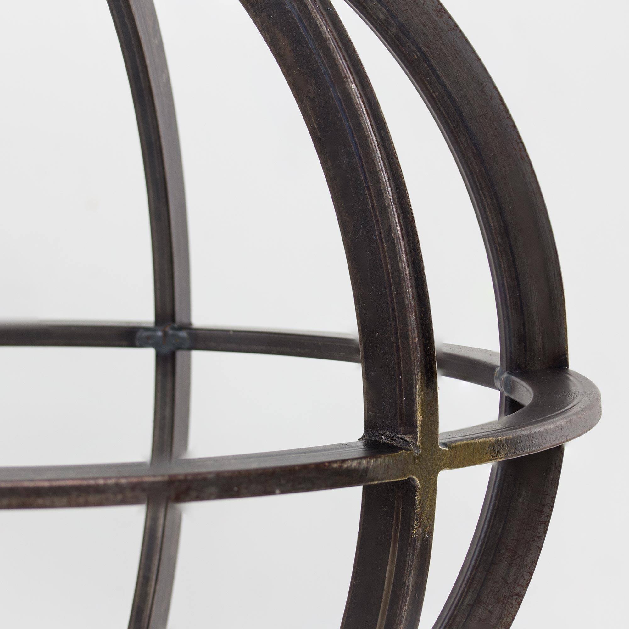 10" Metal Dyson Sphere Sculpture