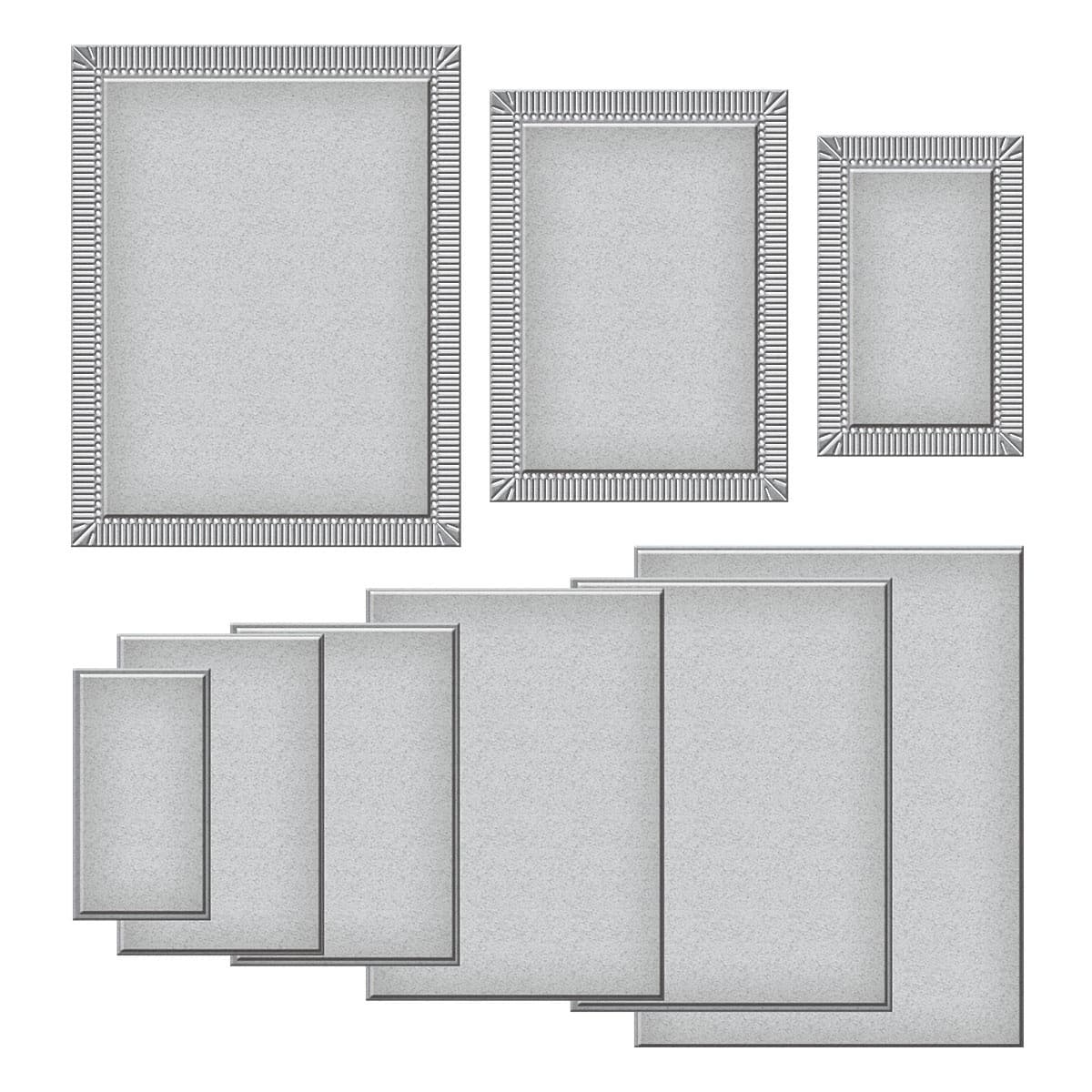 Spellbinders® Becca Feeken Fluted Classics Rectangles Etched Dies