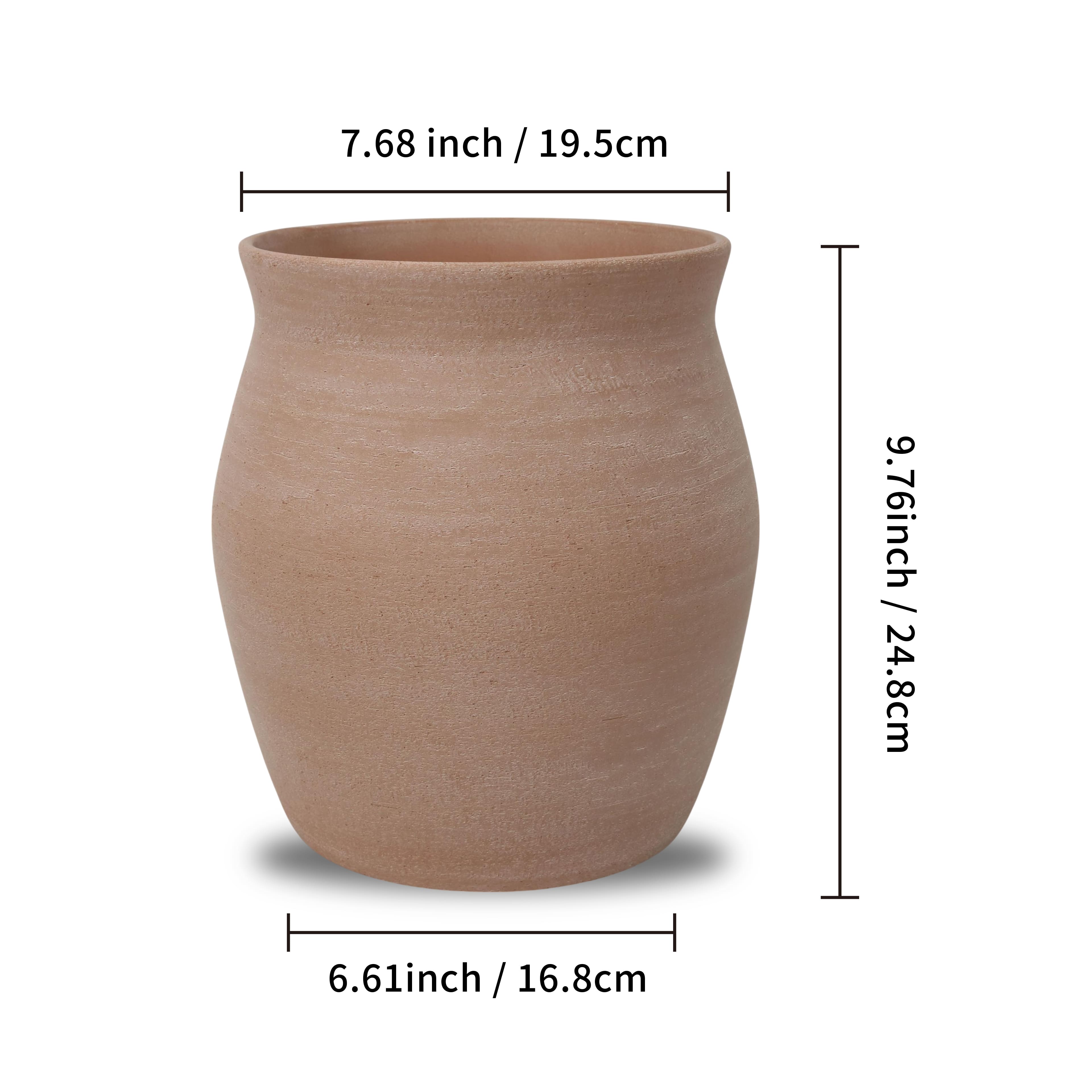 9.5&#x22; Beige Ceramic Pot by Ashland&#xAE;