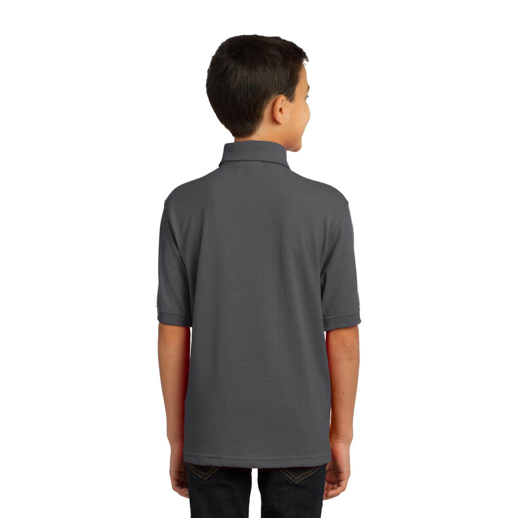 Port & Company® Youth Core Blend Jersey Knit Polo