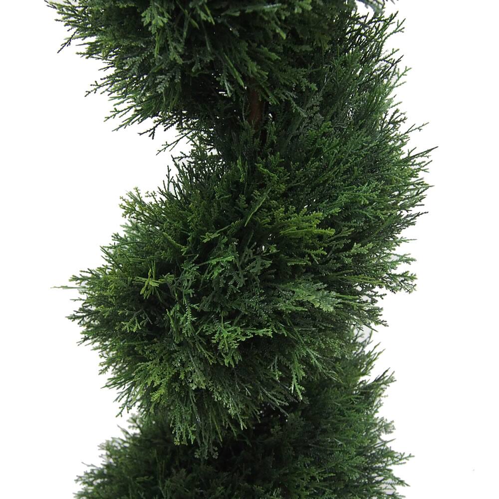 5ft. Potted Green Cedar Spiral Tree