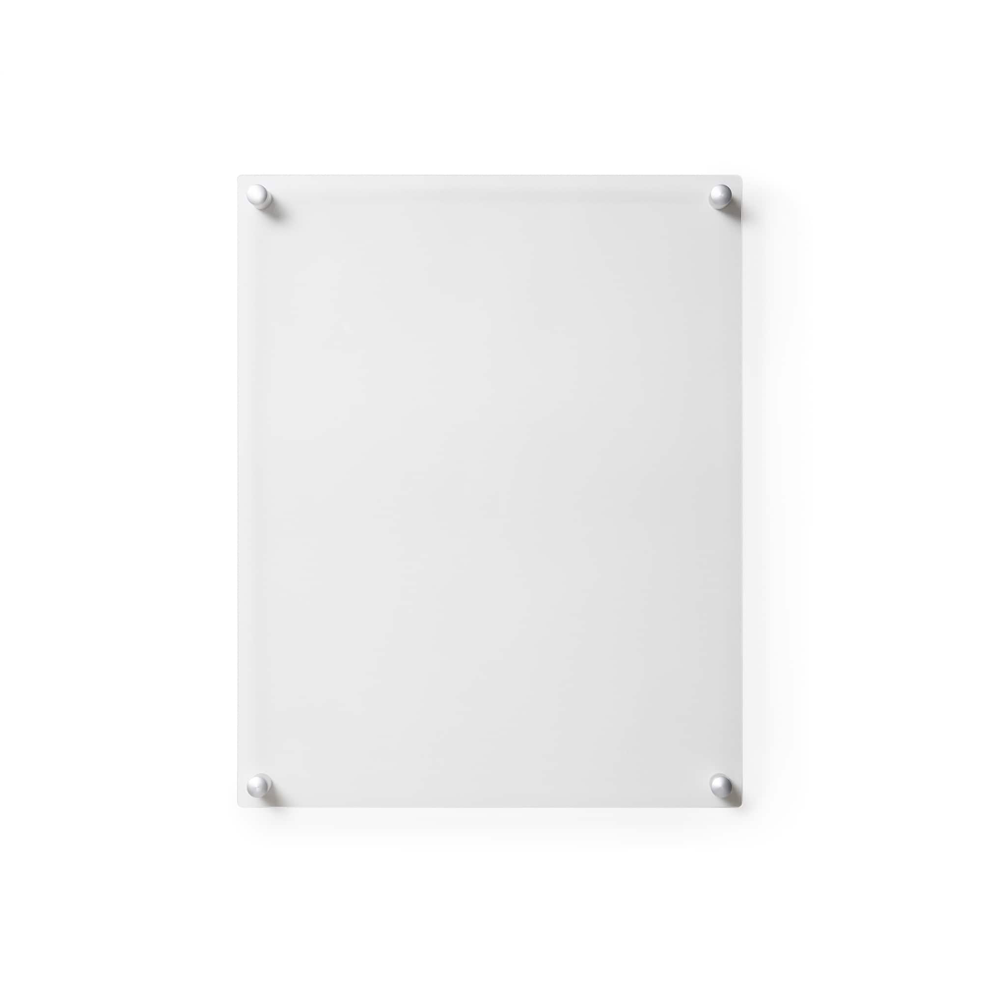 Cool Modern Frames Clear Acrylic Float Frame with Silver Hardware