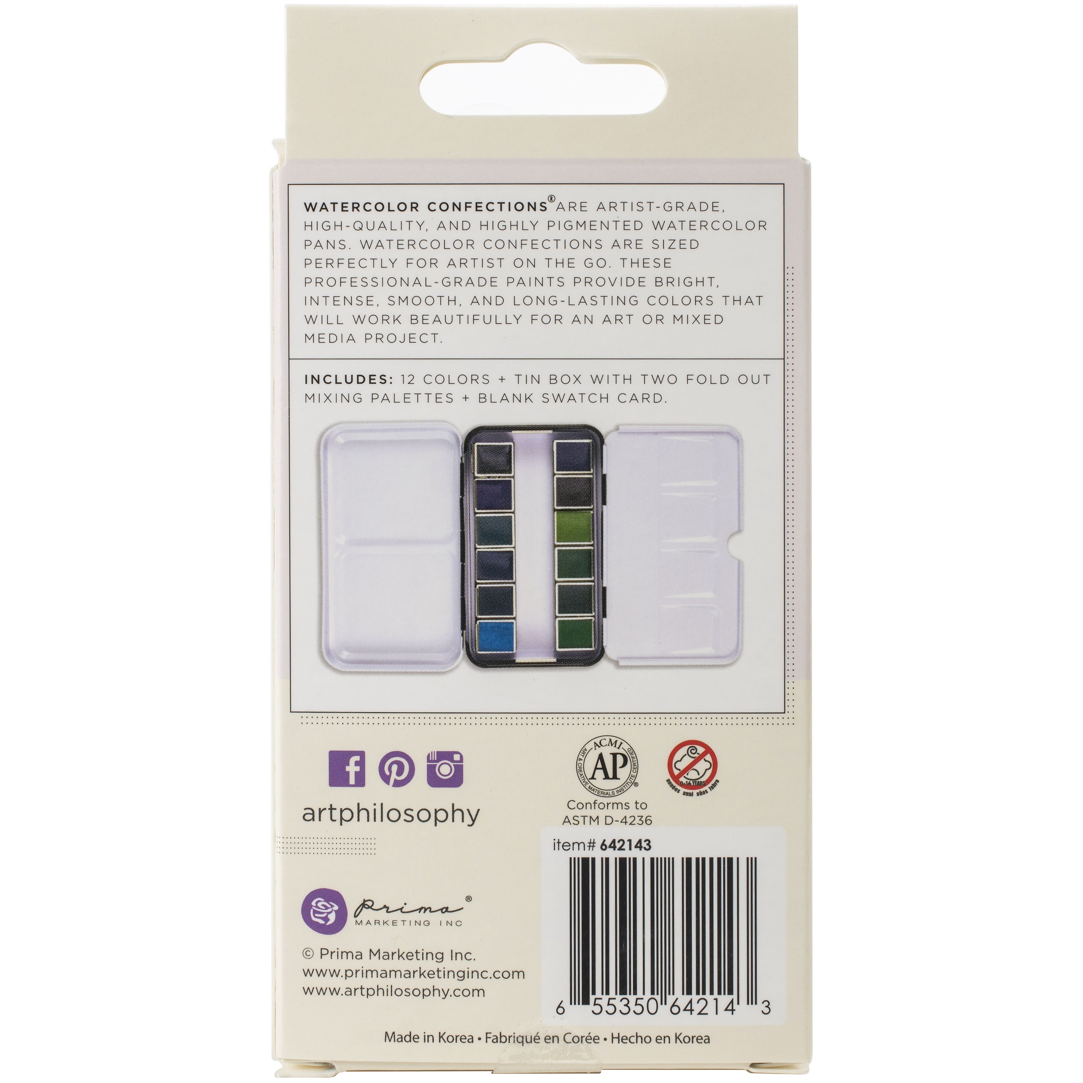 Prima® Watercolor Confections Currents Watercolor Pans