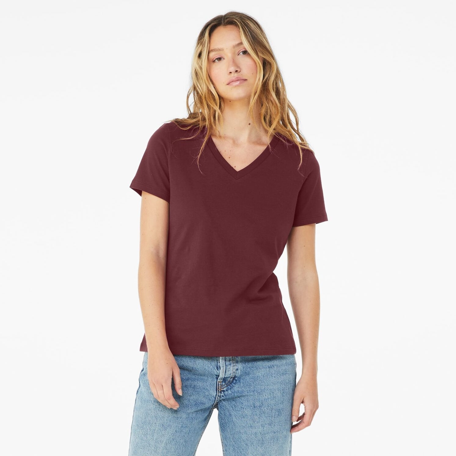 BELLA+CANVAS&#xAE; Women&#x27;s Short Sleeve V-Neck T-Shirt