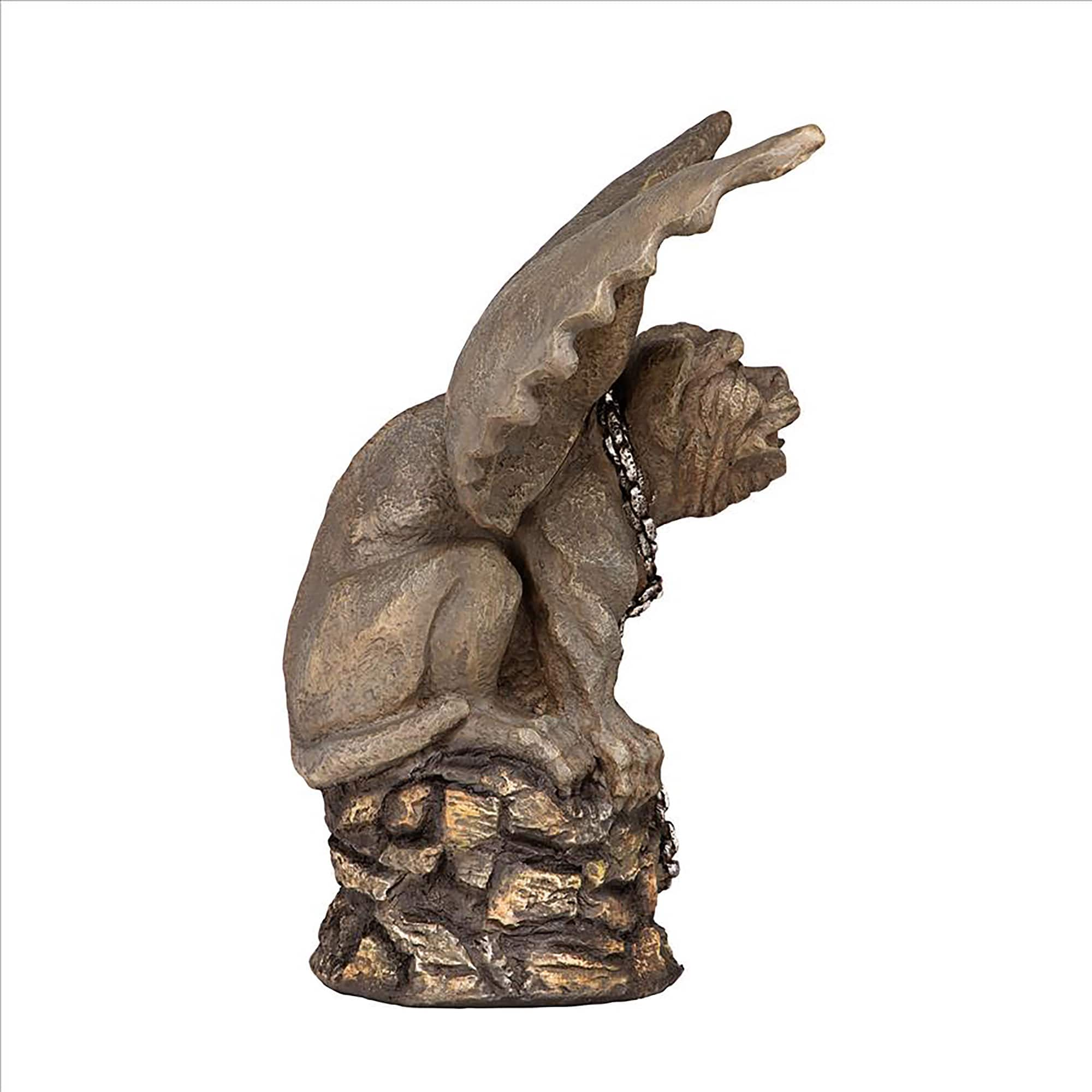 Design Toscano 17&#x22; Chained Cathedral Gargoyle Statue