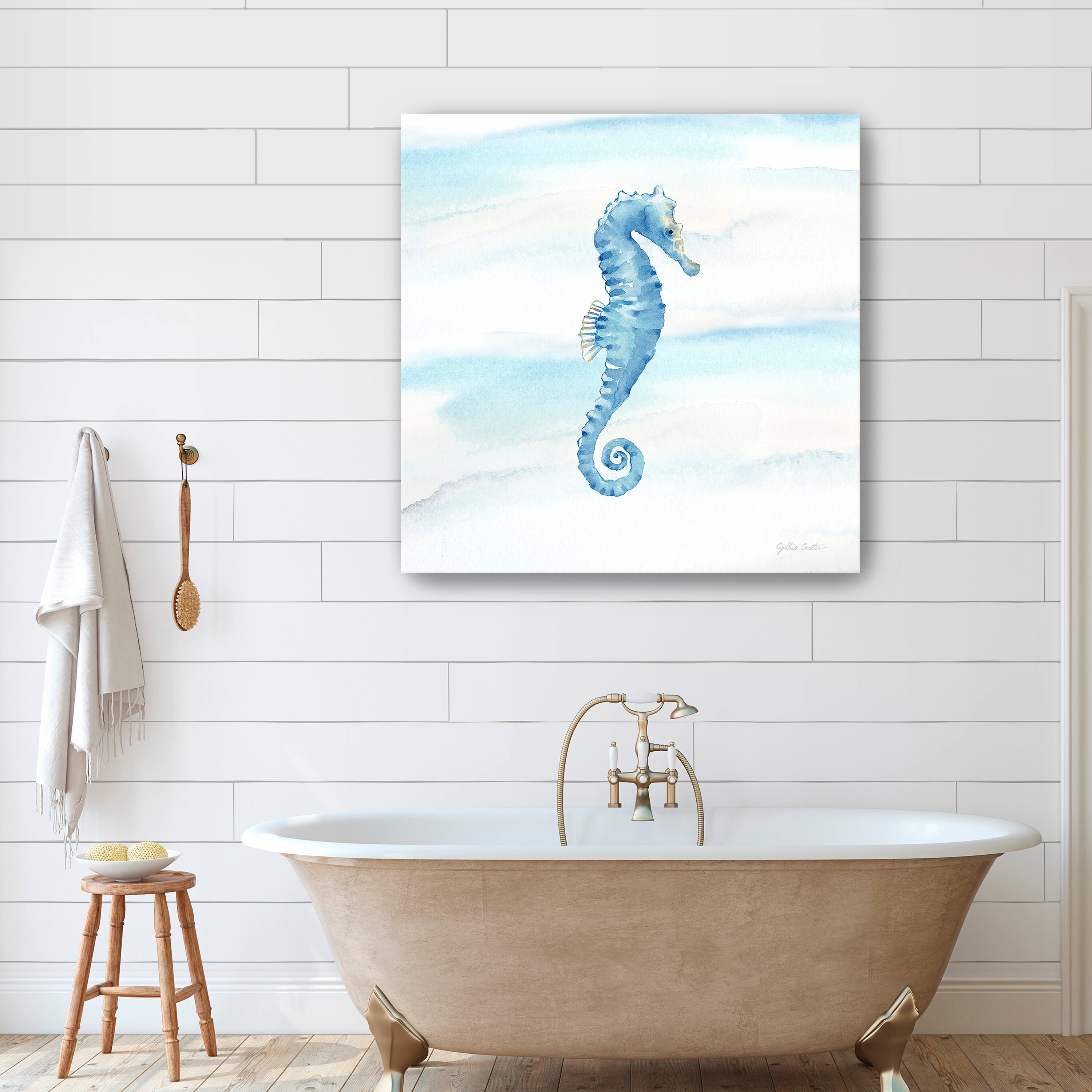 Great Blue Sea VIII Canvas Giclee