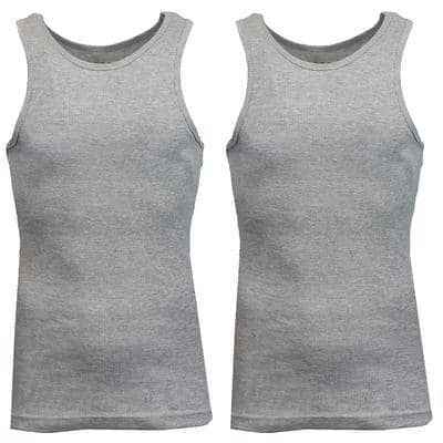 Galaxy By Harvic Famous Heavyweight Men’s Ribbed Tank Top 2 Pack | Michaels