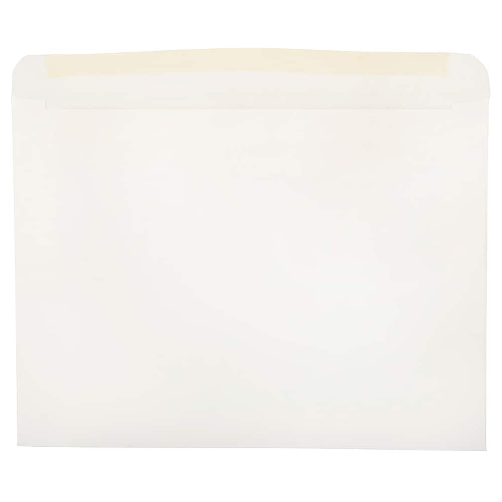 JAM Paper 9&#x22; x 12&#x22; White Booklet Commercial Window Envelopes