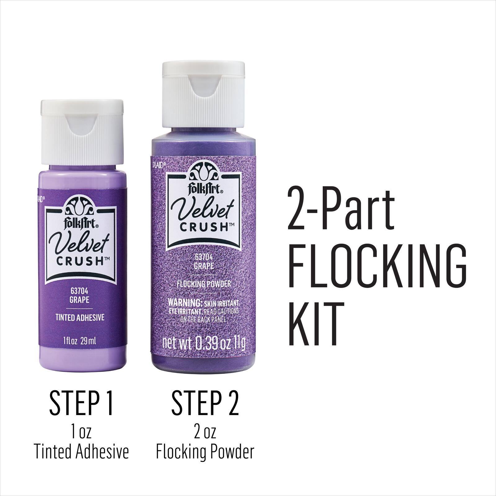 FolkArt&#xAE; Velvet Crush&#x2122; 2-Step Flock