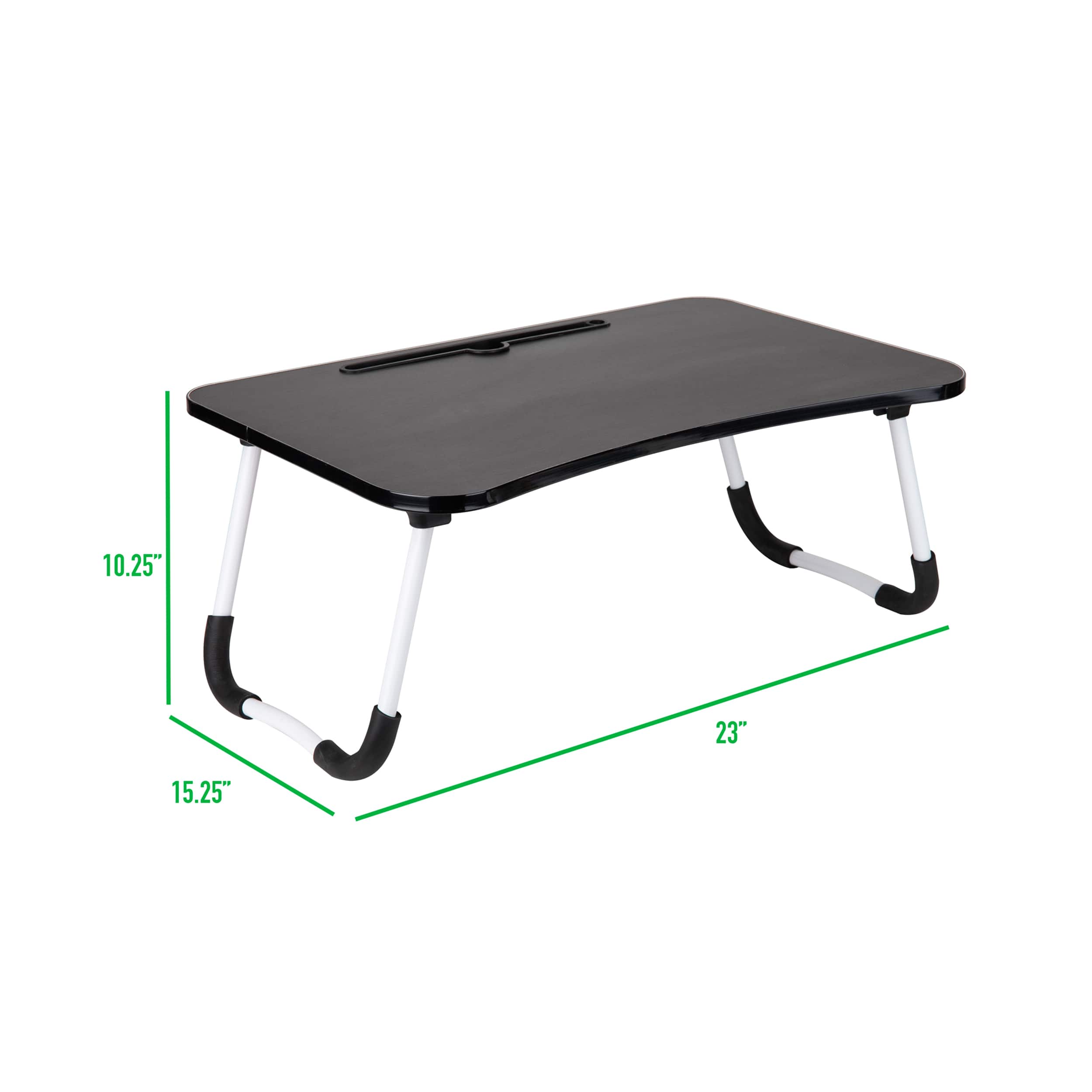 Mind Reader Freestanding Portable Foldable Lap Desk with Fold-Up Legs