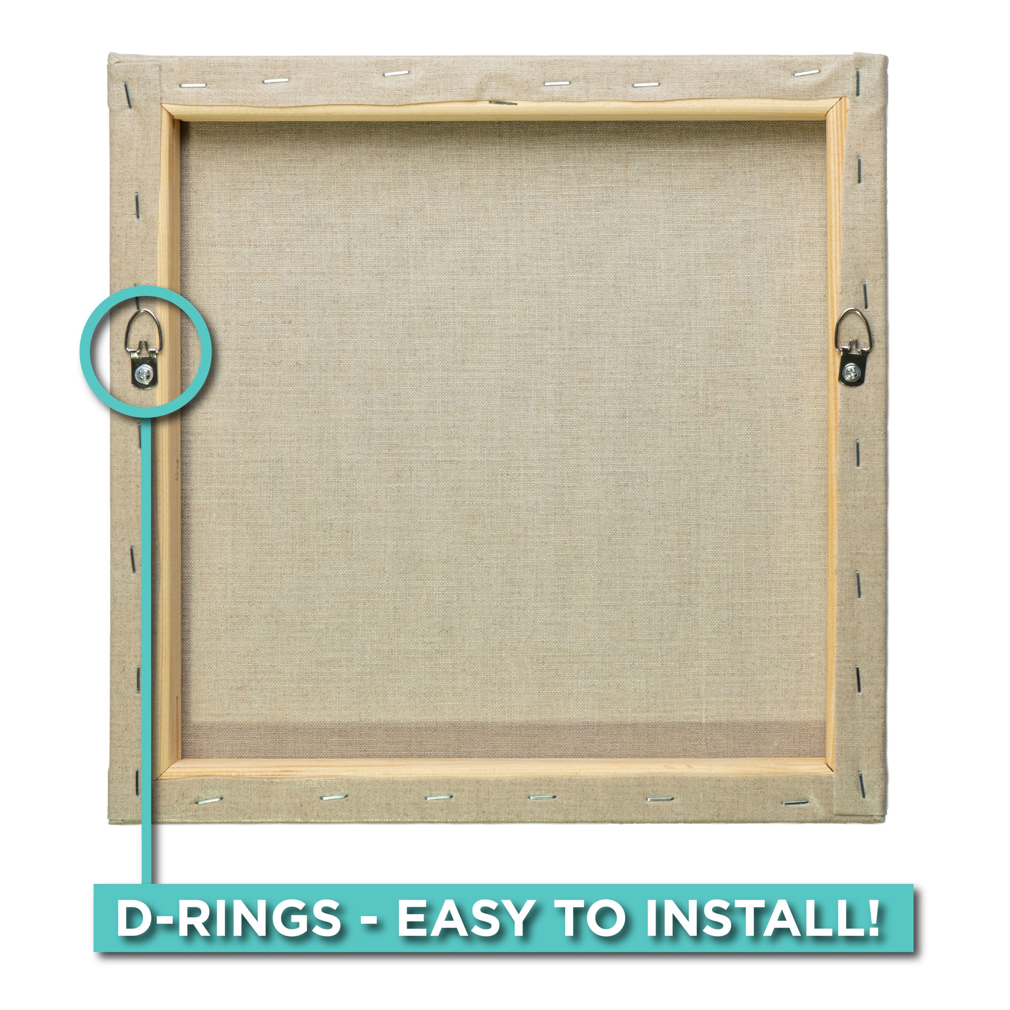 Wexel Art Beige Linen Gesso Primed Canvas