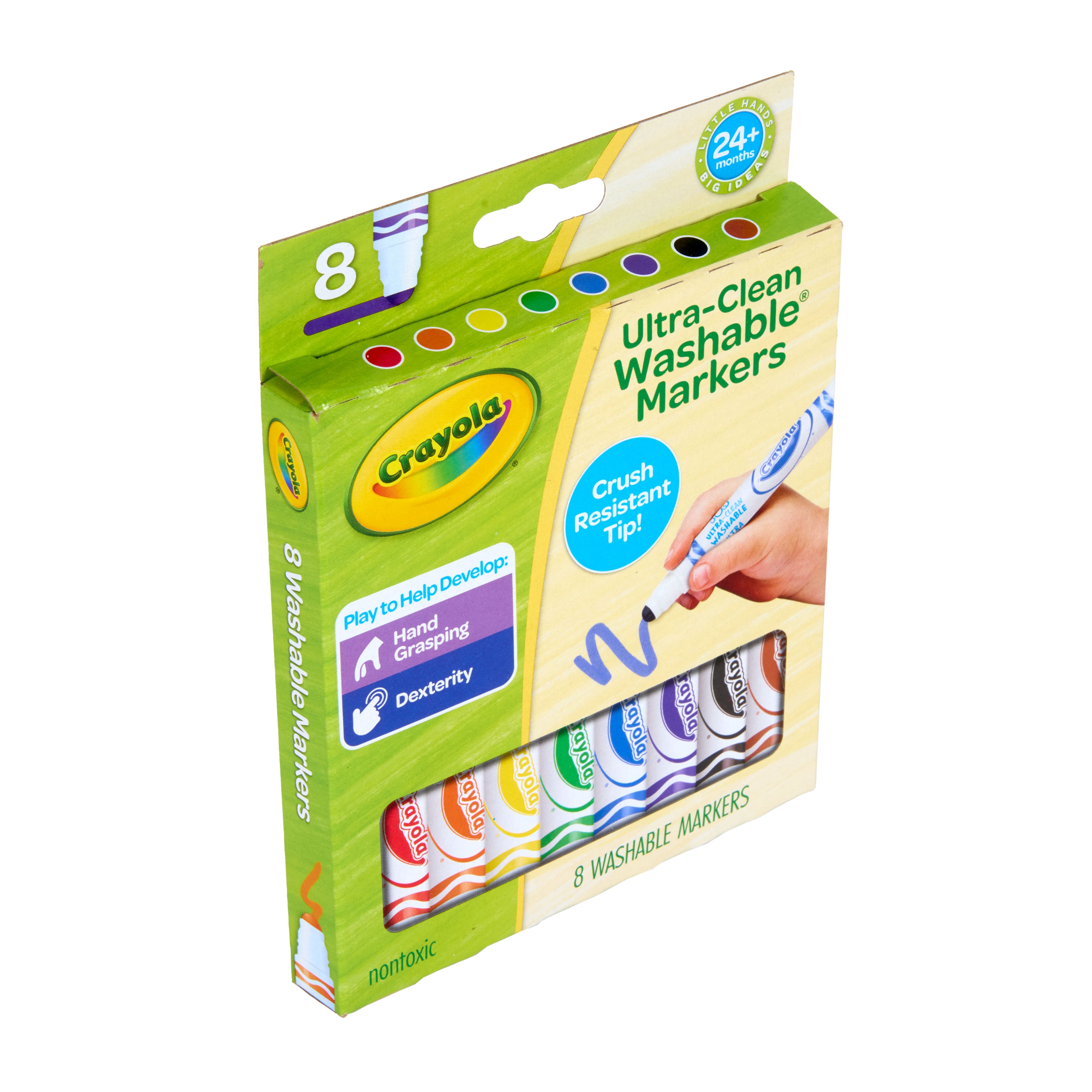 Crayola&#xAE; 8 Color Washable Toddler Markers