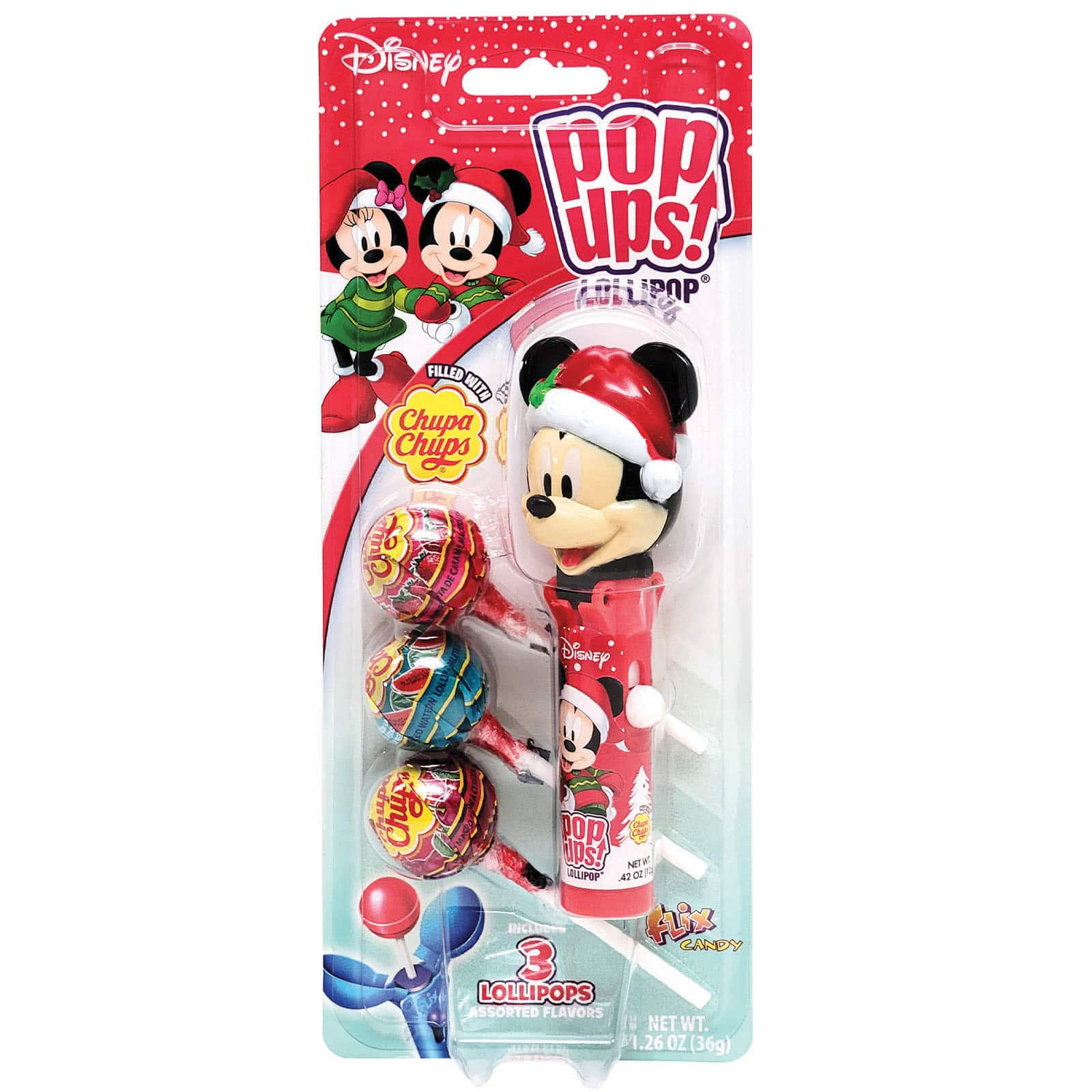 Assorted Pop Ups!&#x2122; Classic Christmas Character Lollipop, 1pc.