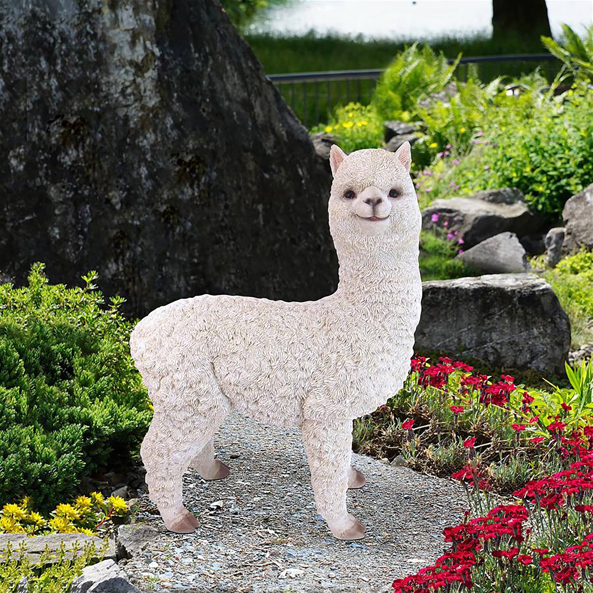 Design Toscano 18&#x22; Alpaca Garden Statue