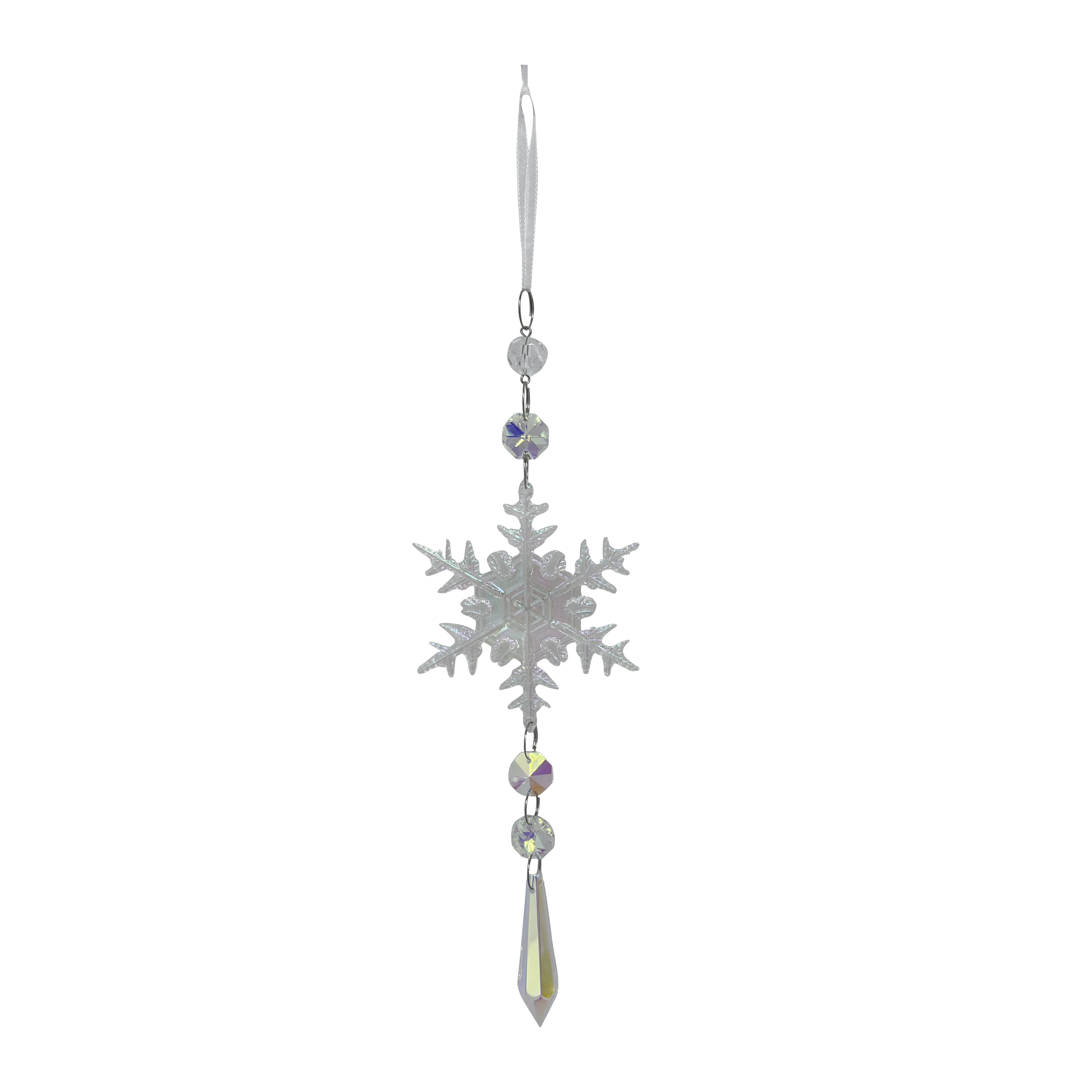 9.25&#x22; Dangling Snowflake Acrylic Ornament by Ashland&#xAE;