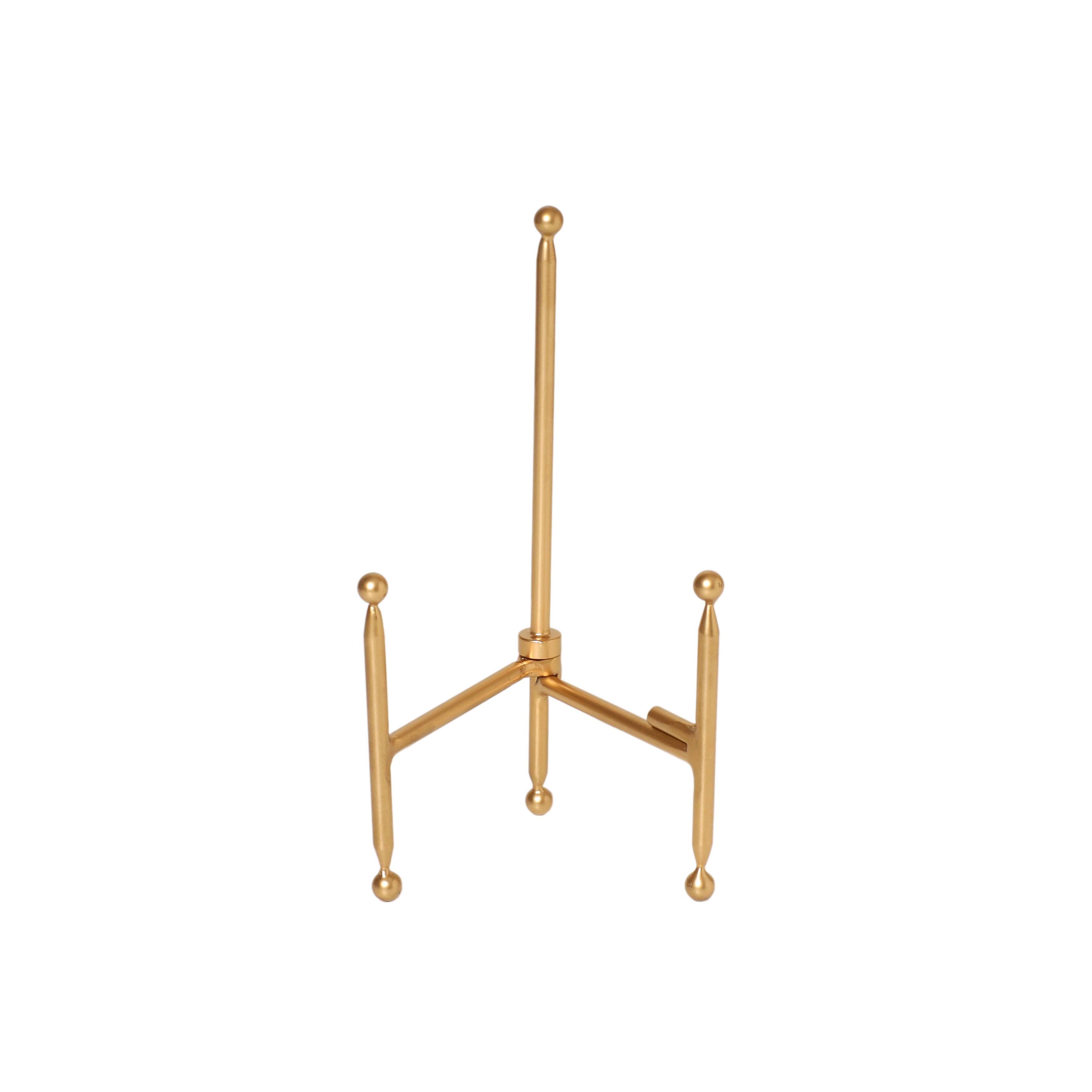 Gold Colored Steel Tabletop Easel by Studio Décor®