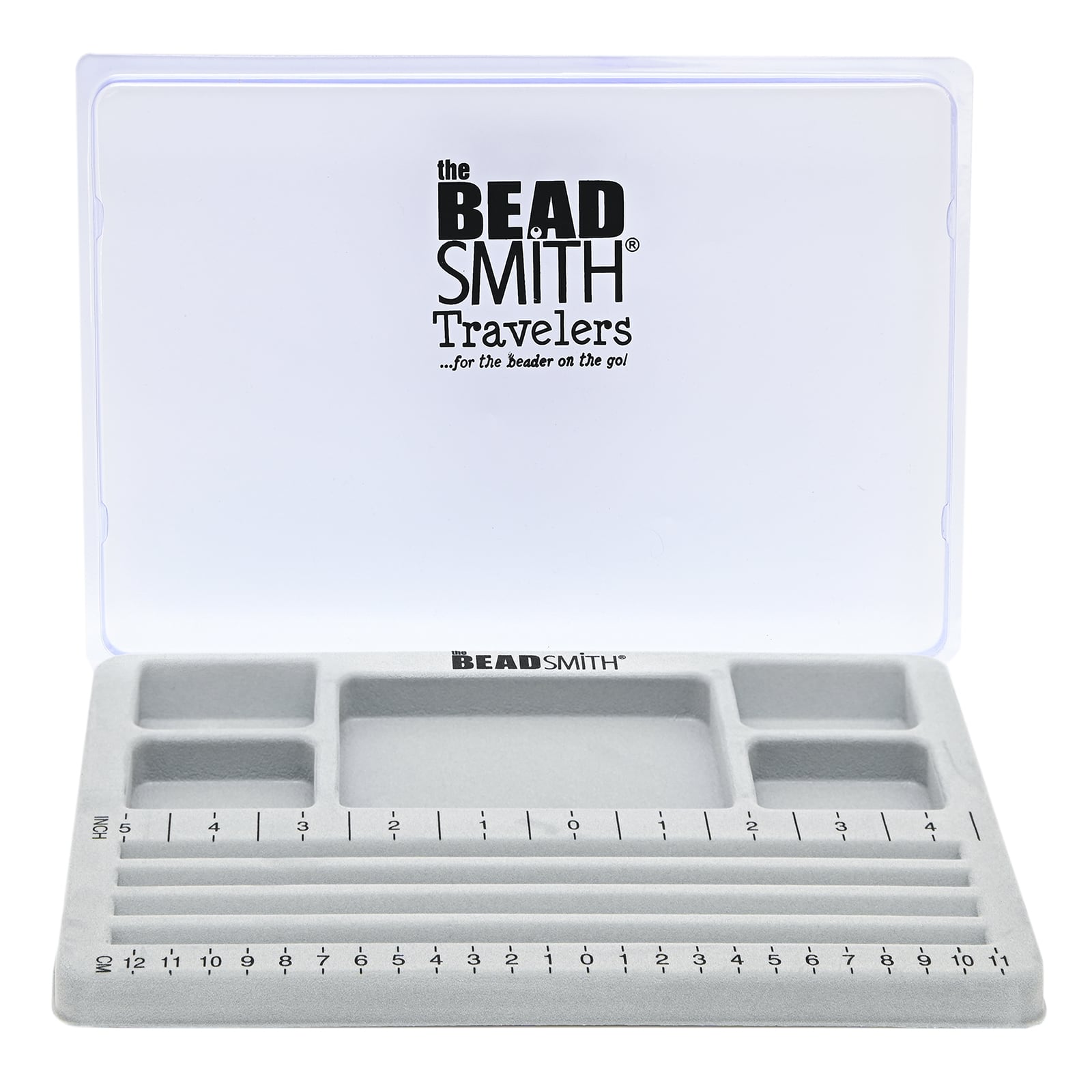 The Beadsmith&#xAE; Travelers Bead Board With Lid, 7.75&#x22; x 11.25&#x22;