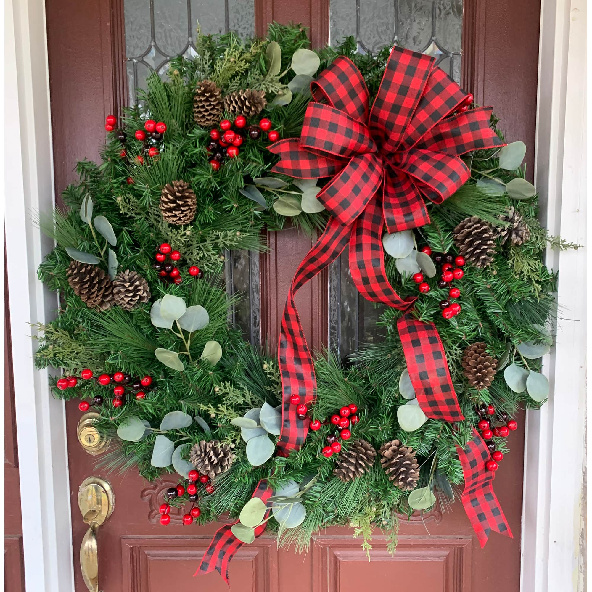 3ft. Green Canadian Pine Artificial Christmas Wreath