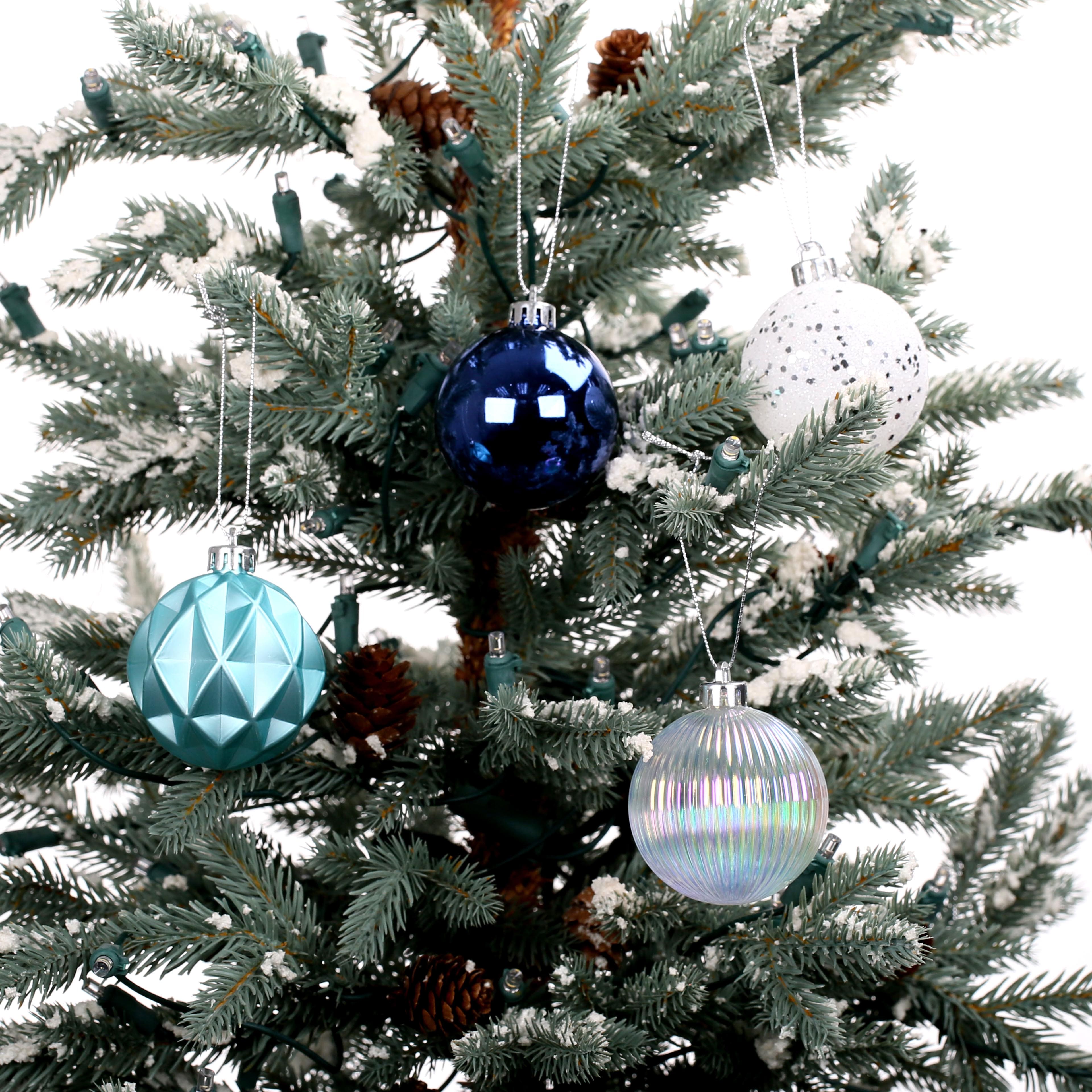 Assorted 50 Pack 2&#x22; Cool Tone Ball Christmas Ornaments by Ashland&#xAE;