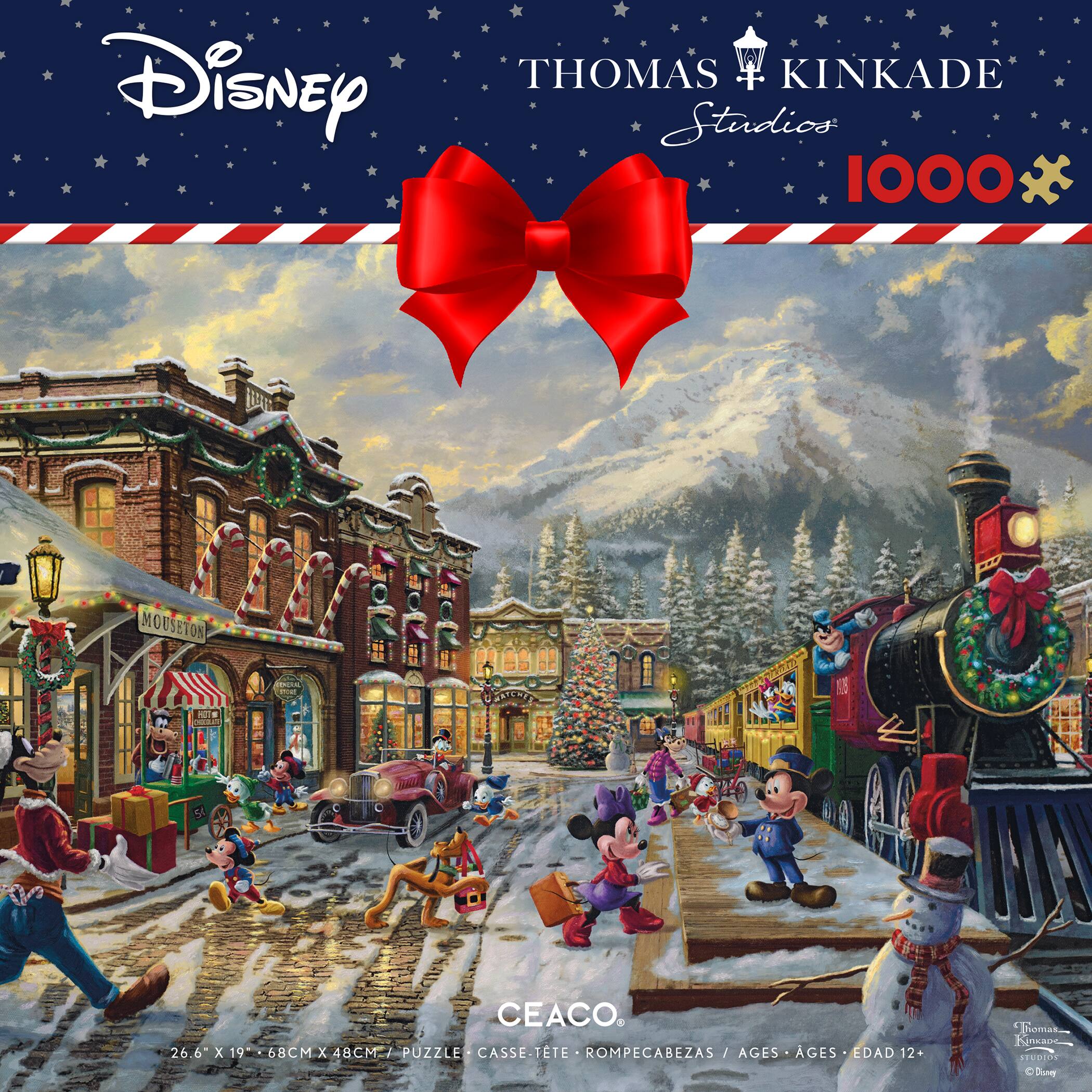 Ceaco® Disney Thomas Kinkade Studios® Candy Cane Express 1000 Piece