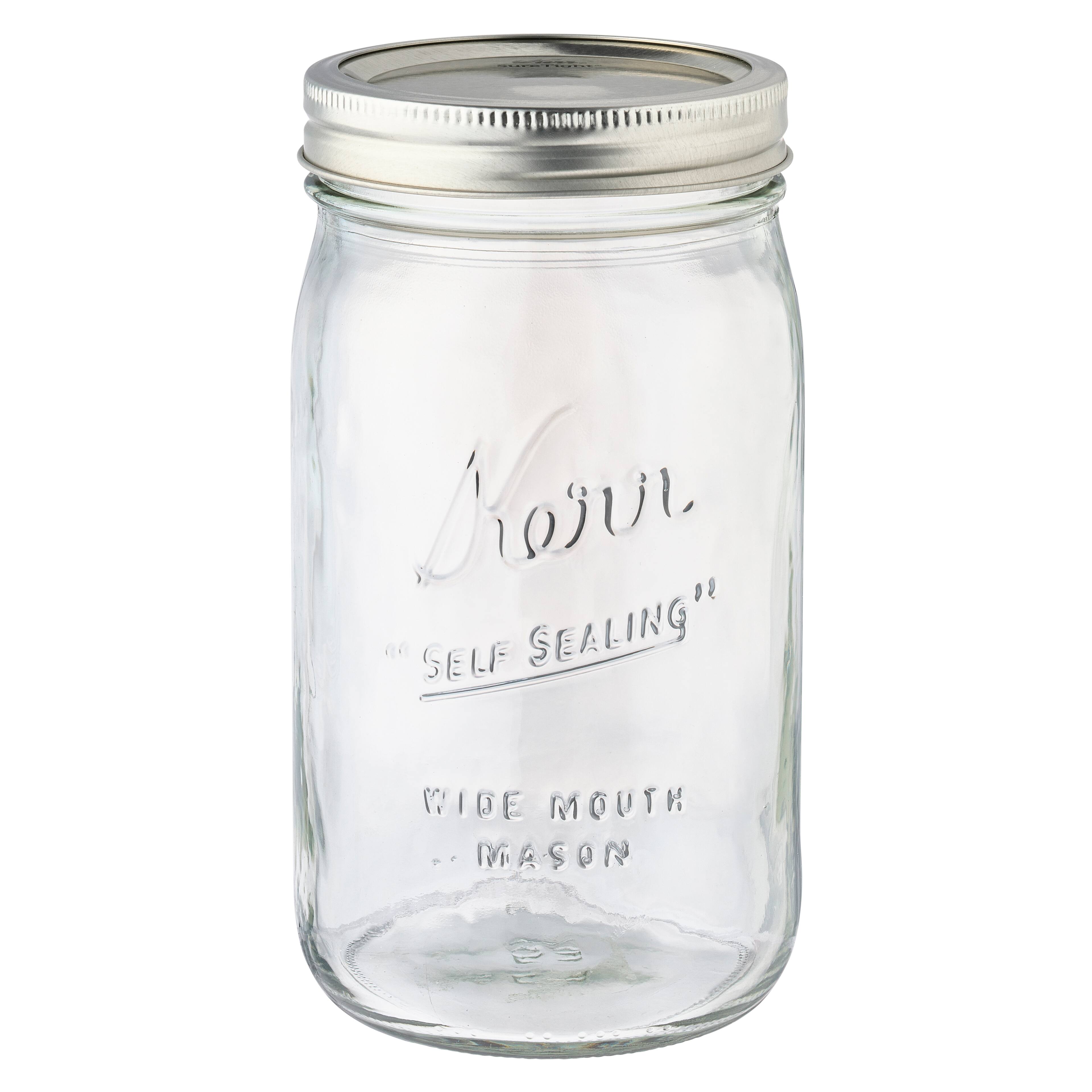 12 Pack Kerr® WideMouth Quart Mason Jar Glass Containers Michaels