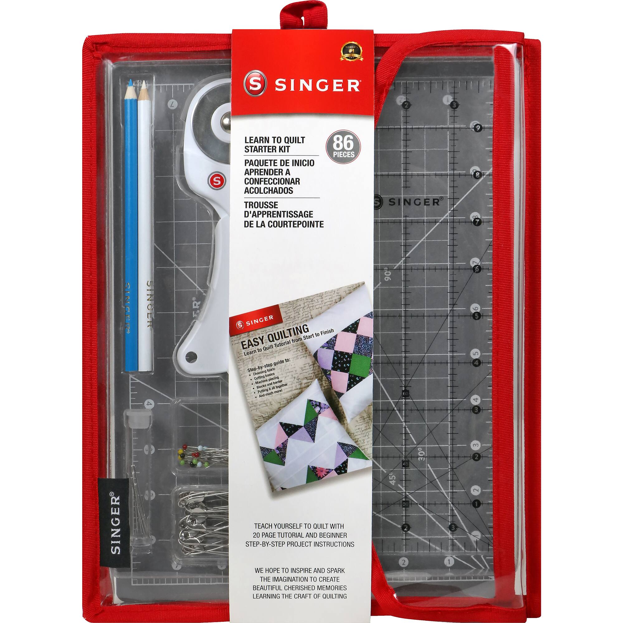 SINGER® Learn to Quilt Sewing Kit