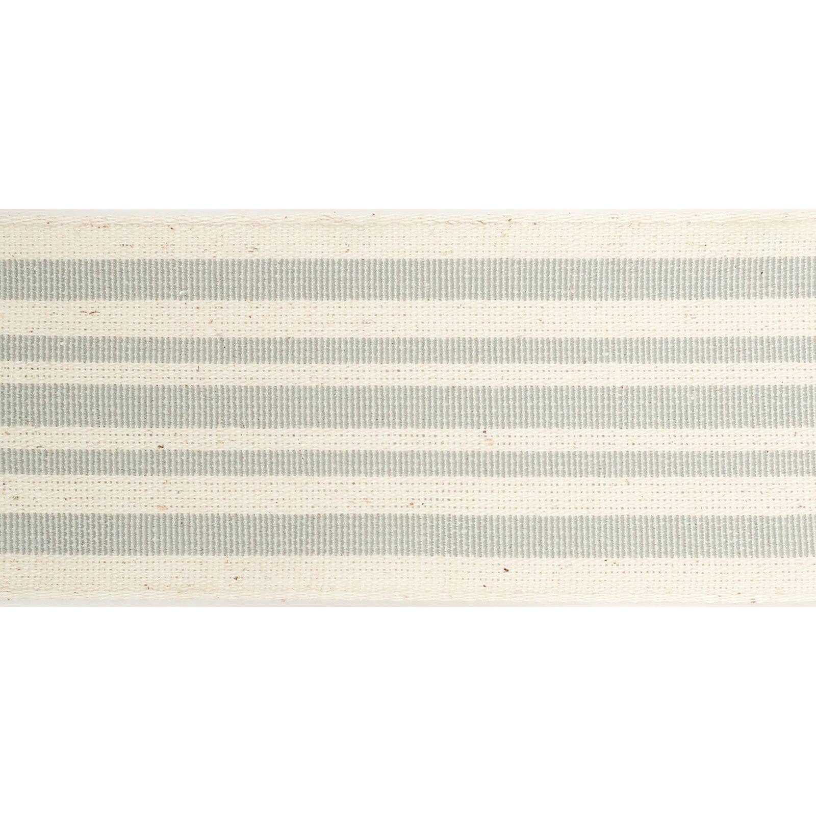 12 Pack: 2.5" x 25ft. Stripe Faux Cotton Wired Ribbon by Celebrate It™