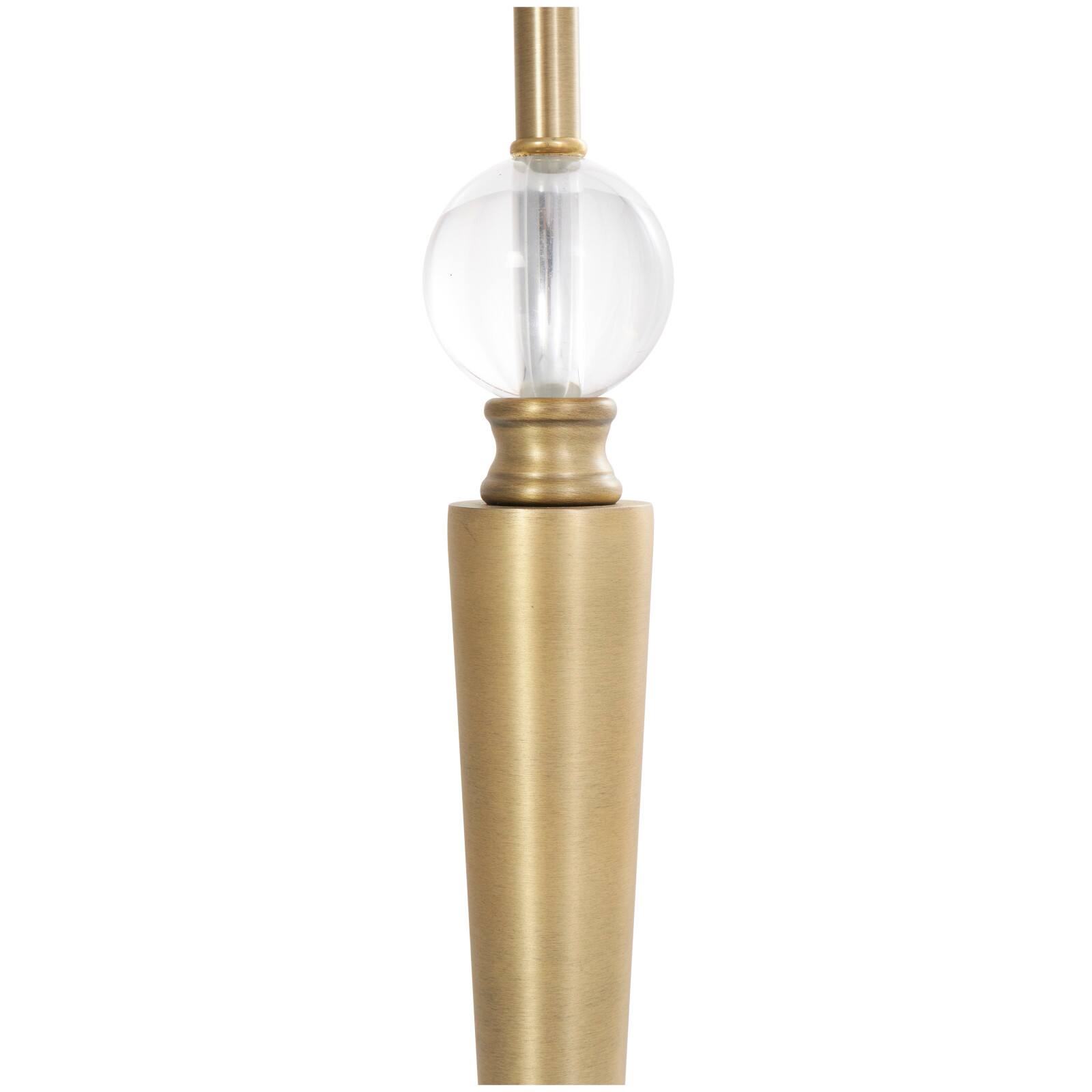 2ft. Gold Metal Inverted Cone Shaped Accent Lamp