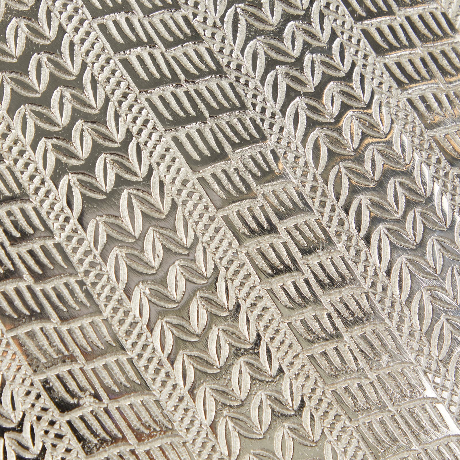 Silver Aluminum Modern Wall Decor, Set of 3 11", 13", 15"