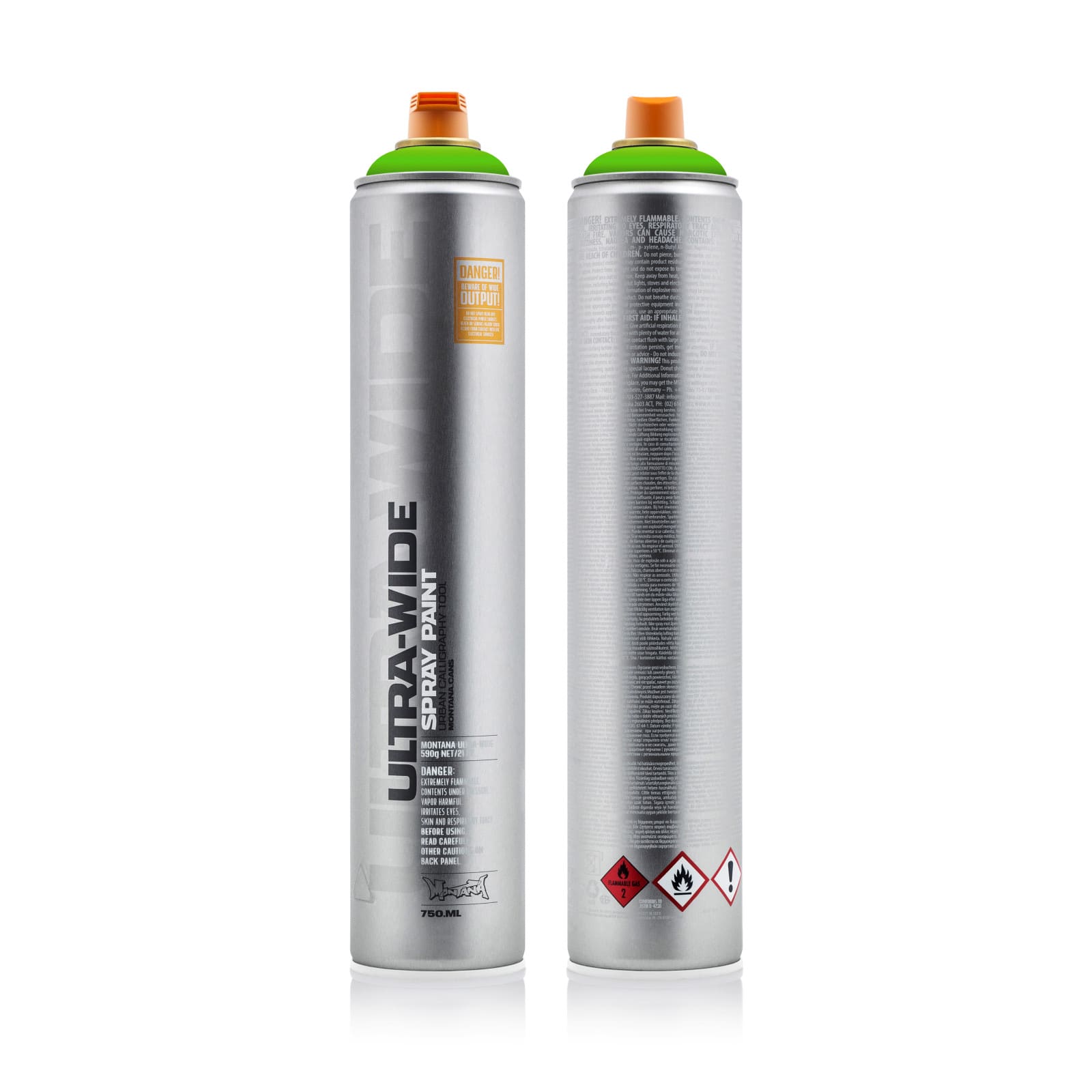 12 Pack: Montana&#x2122; Cans Ultra Wide Power Green Spray Paint, 750mL