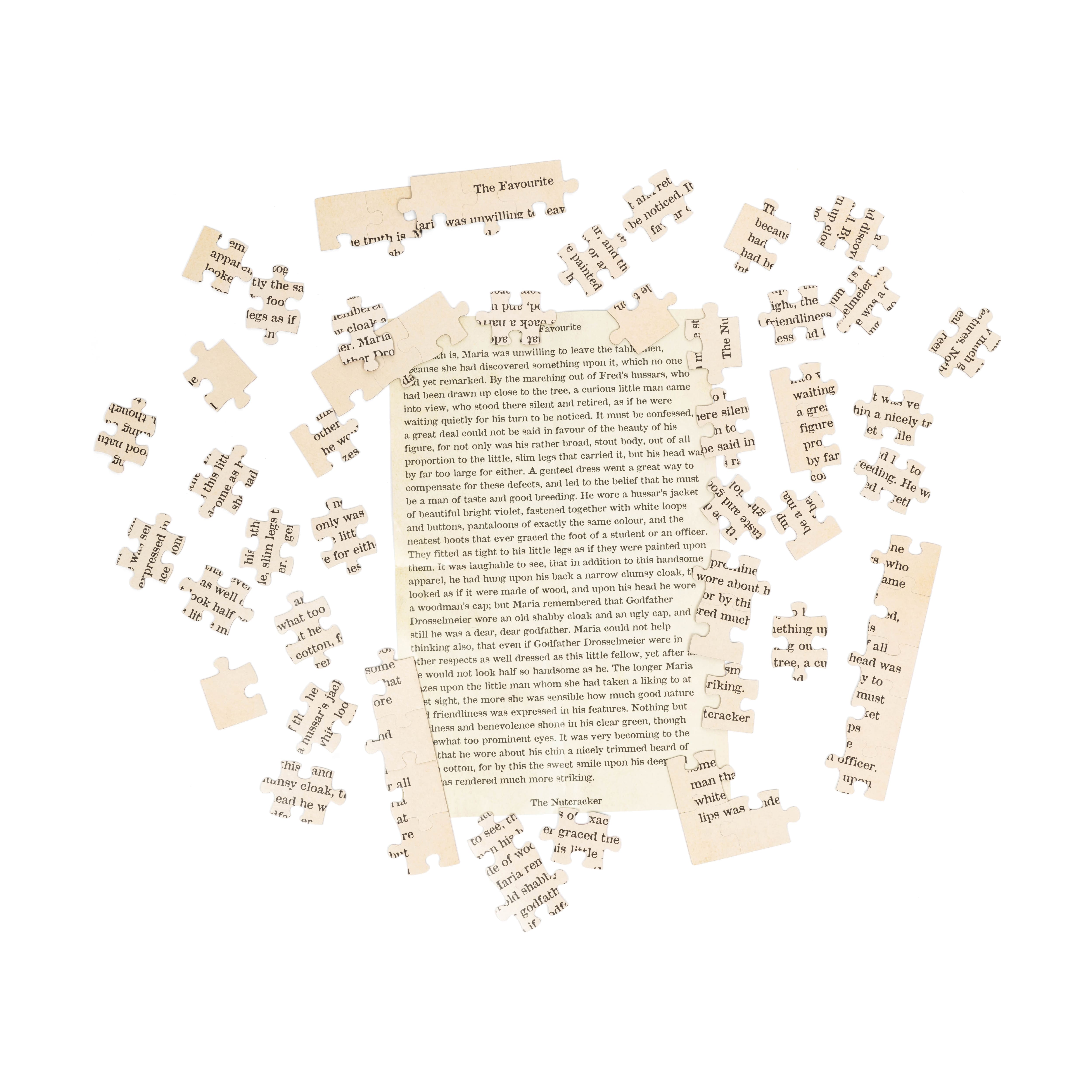 E.T.A. Hoffman's The Nutcracker Double-Sided Jigsaw Puzzle: 96 Pcs