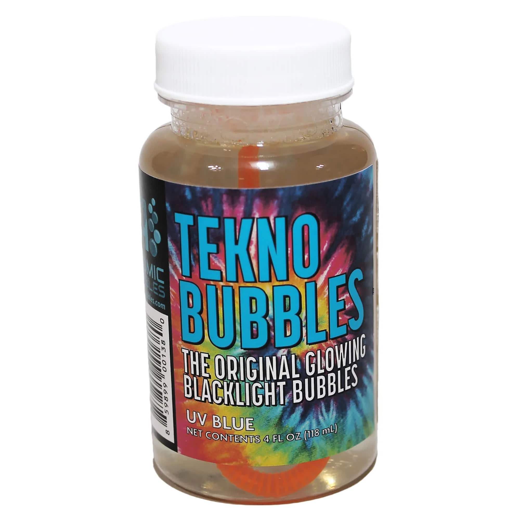 Atomic Bubbles 4oz. Blue Tekno Bubbles, 6ct.