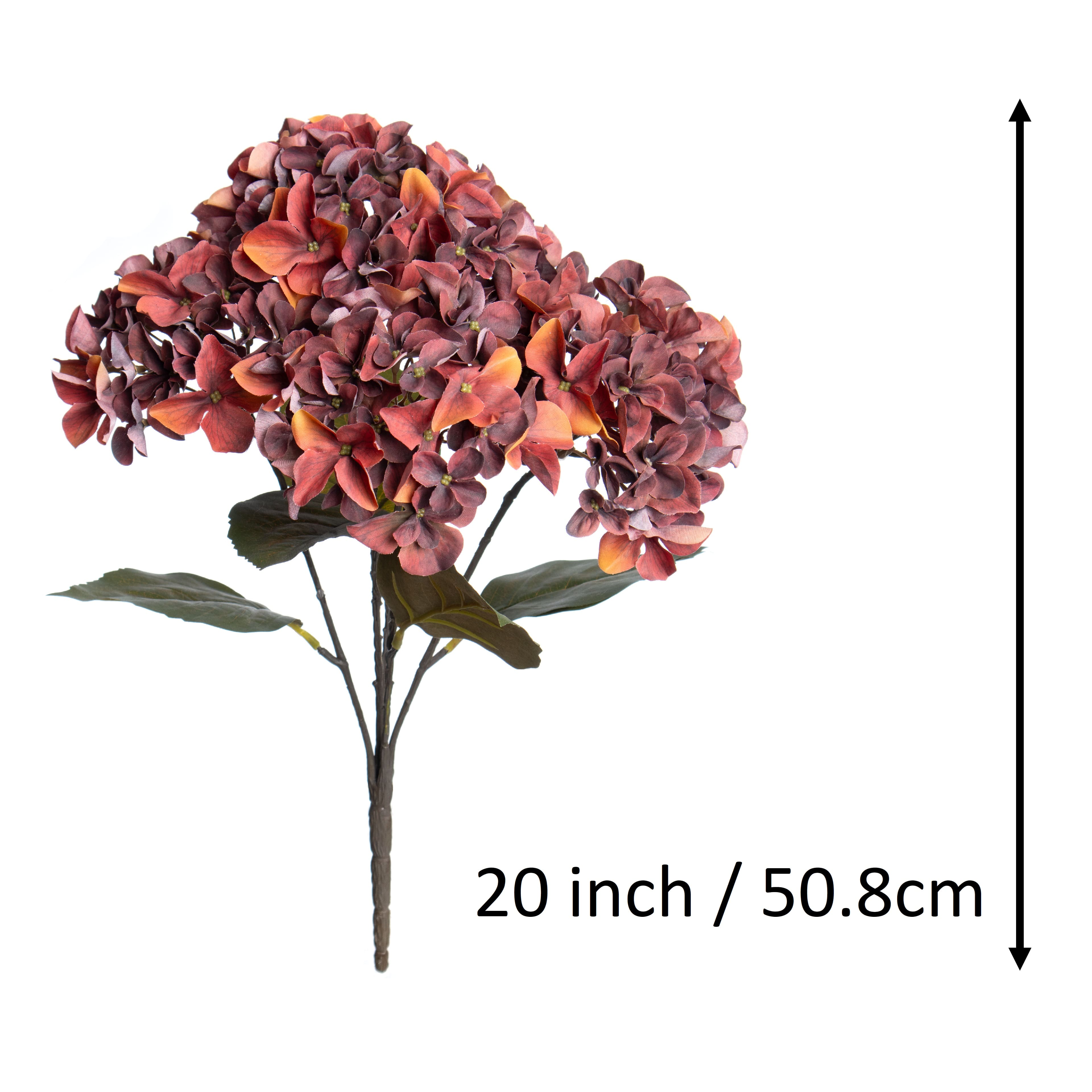 20&#x22; Burgundy Hydrangea Deluxe Bush by Ashland&#xAE;