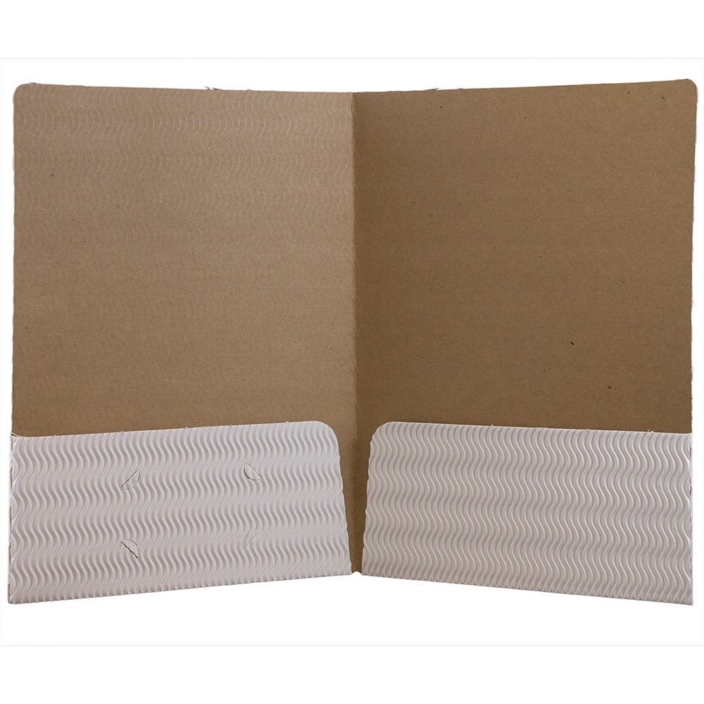 JAM Paper Corrugated Textured 2-Pocket Folders, 6ct.