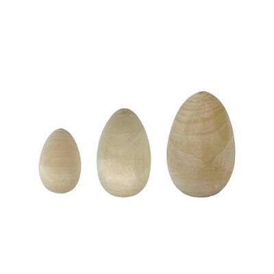 Mixed DIY Wood Easter Eggs, 7ct. by Make Market® image