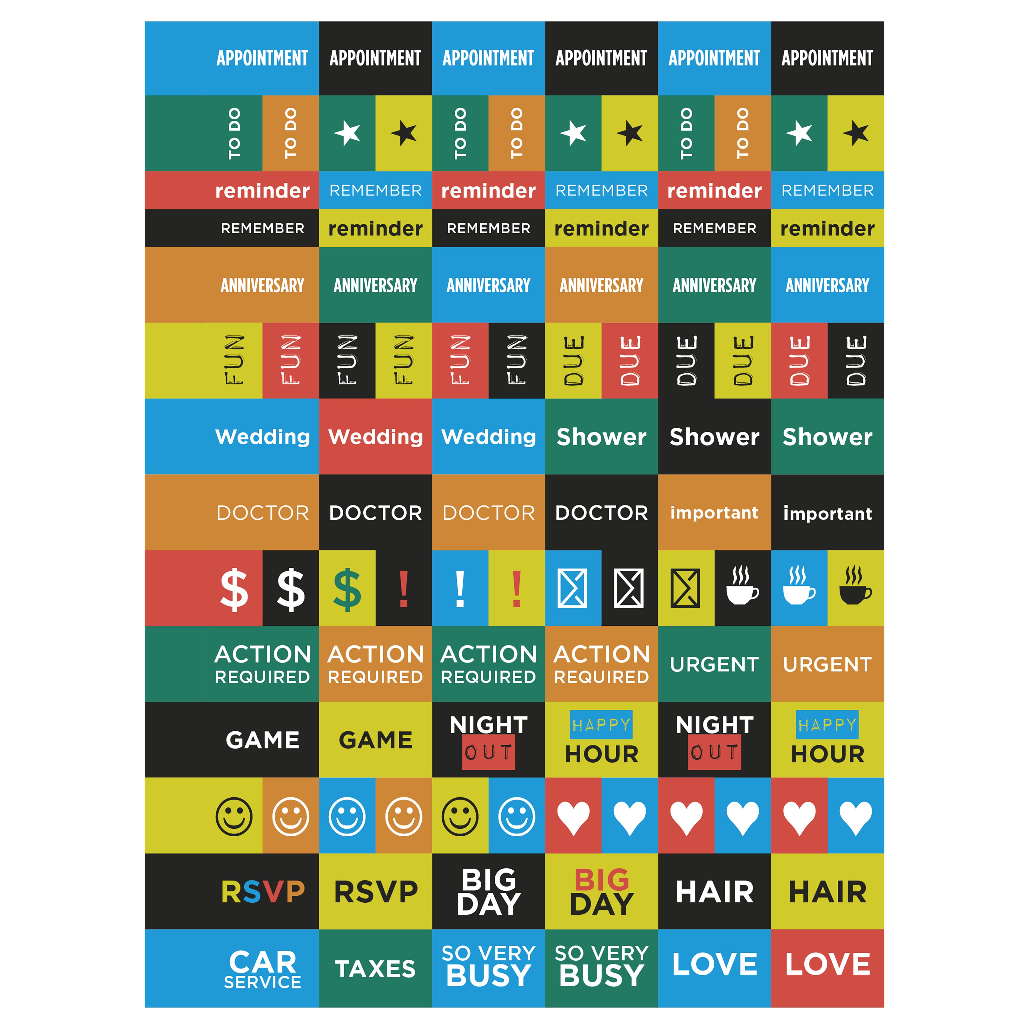TF Publishing 2025-2026 Stamp Out Medium Weekly/Monthly Planner