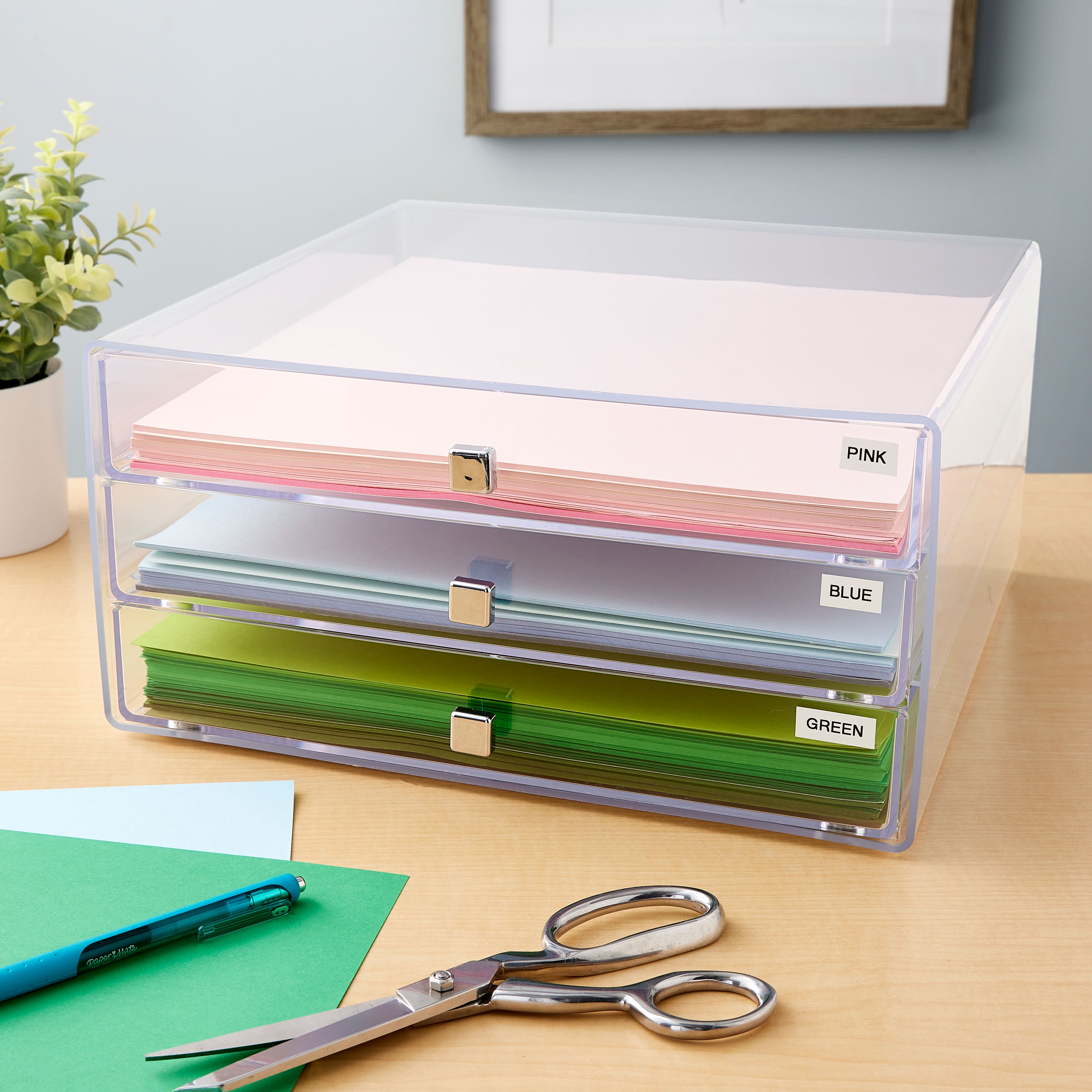 Clear 3Drawer Organizer by Simply Tidy™ Michaels