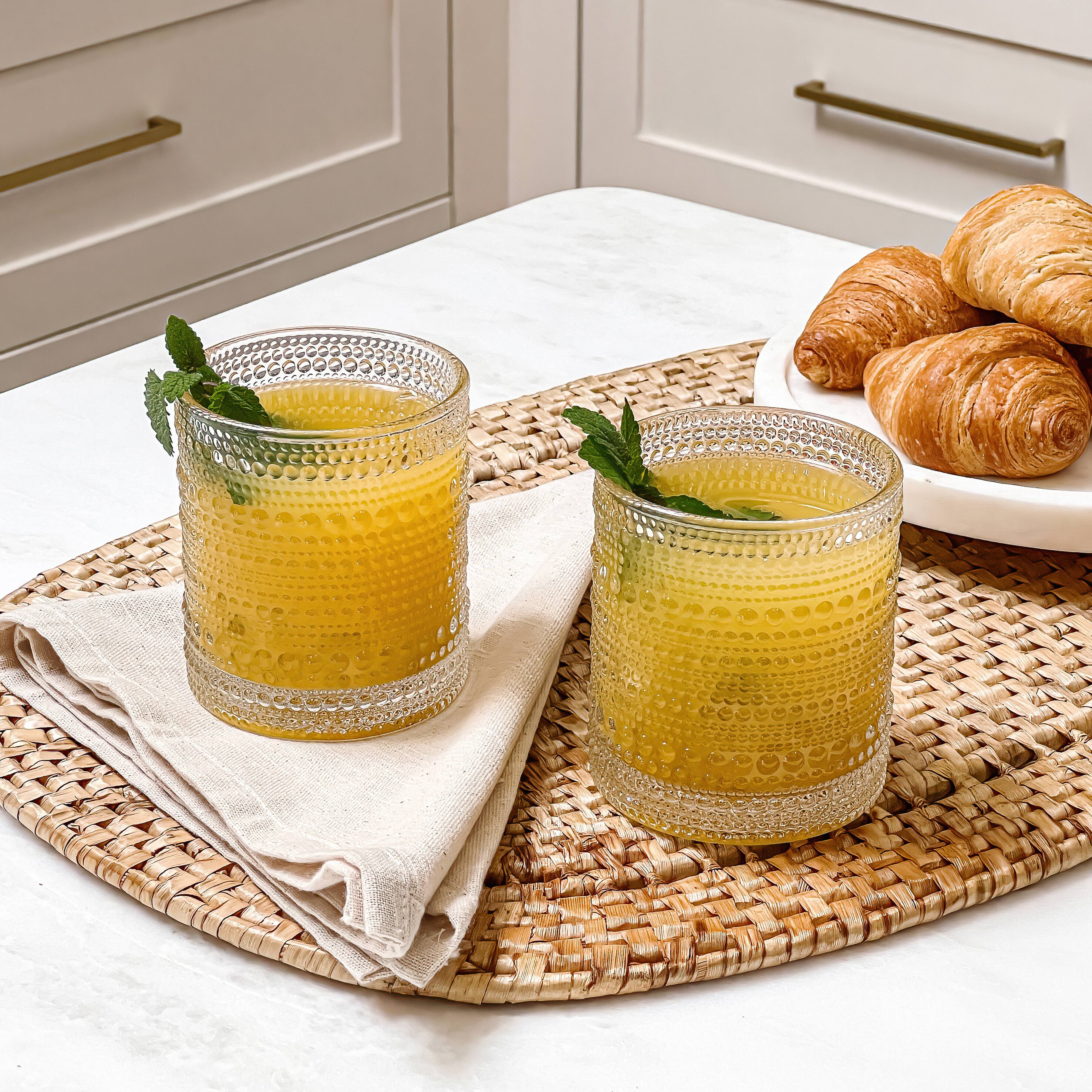 Kate Aspen&#xAE; 10oz. Textured Beaded Glass Set