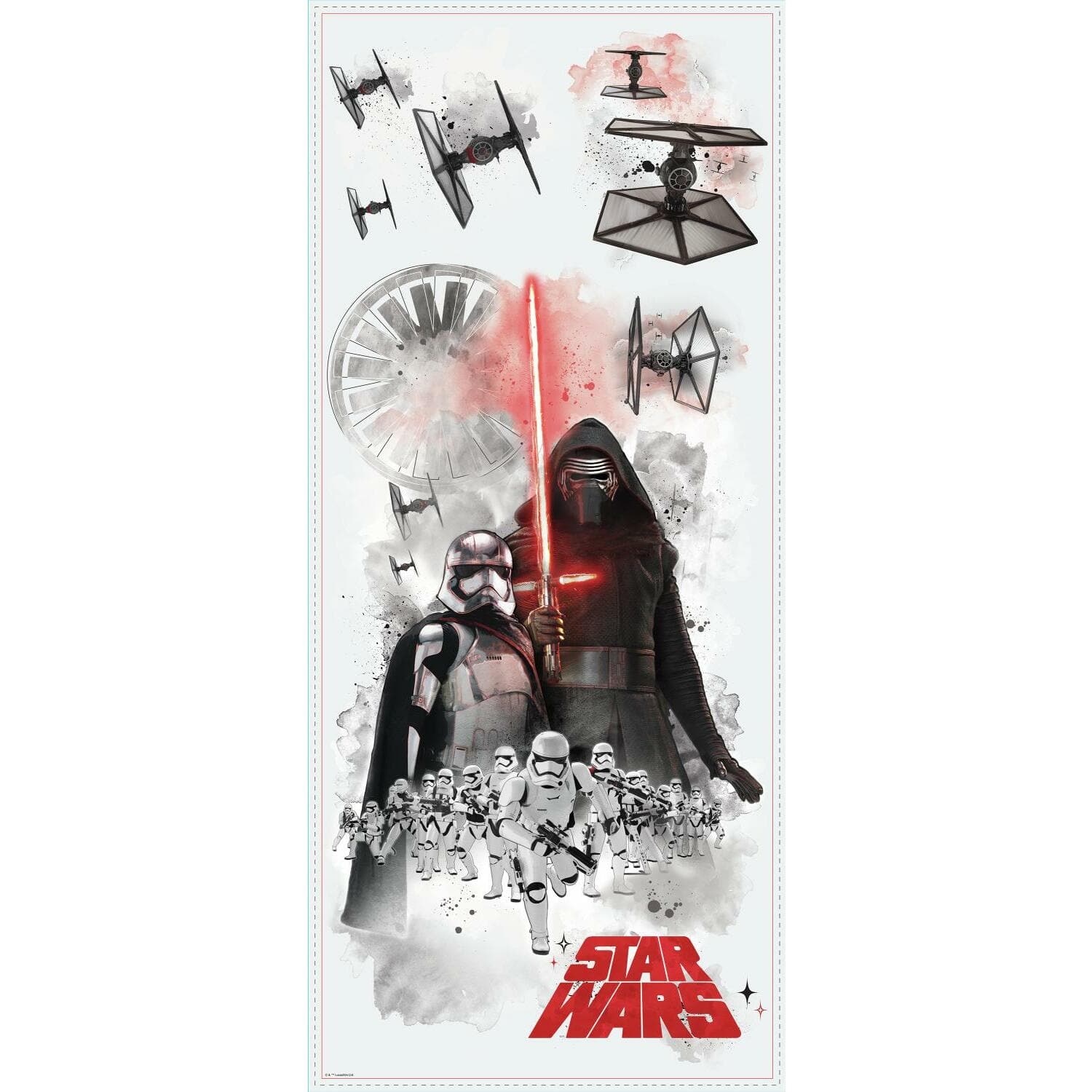 RoomMates Star Wars™ Episode VII Villains Burst Peel & Stick Giant Wall Decal