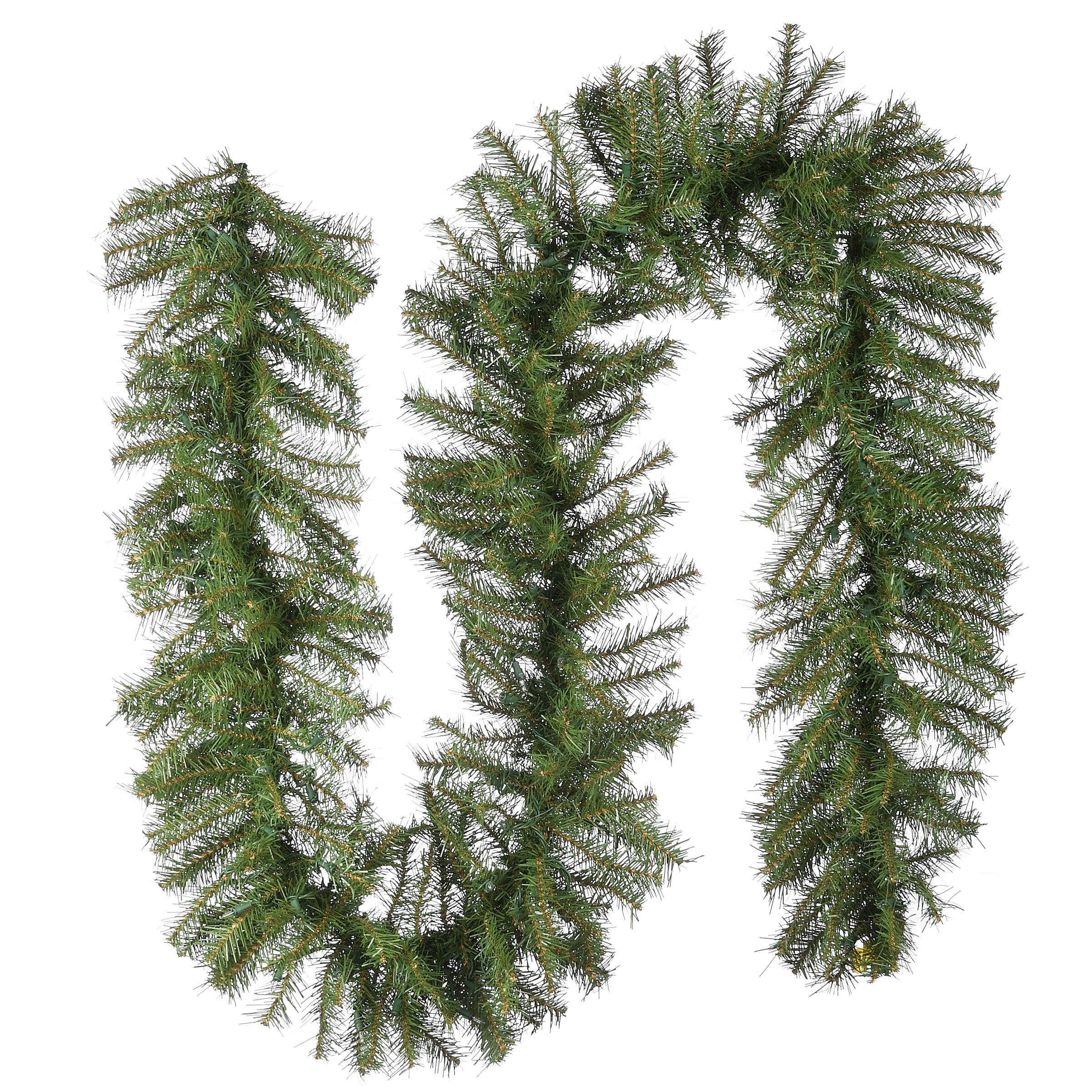 9' x 12" Pre-lit Norwood Fir Artificial Christmas Garland with 100 Clear Lights