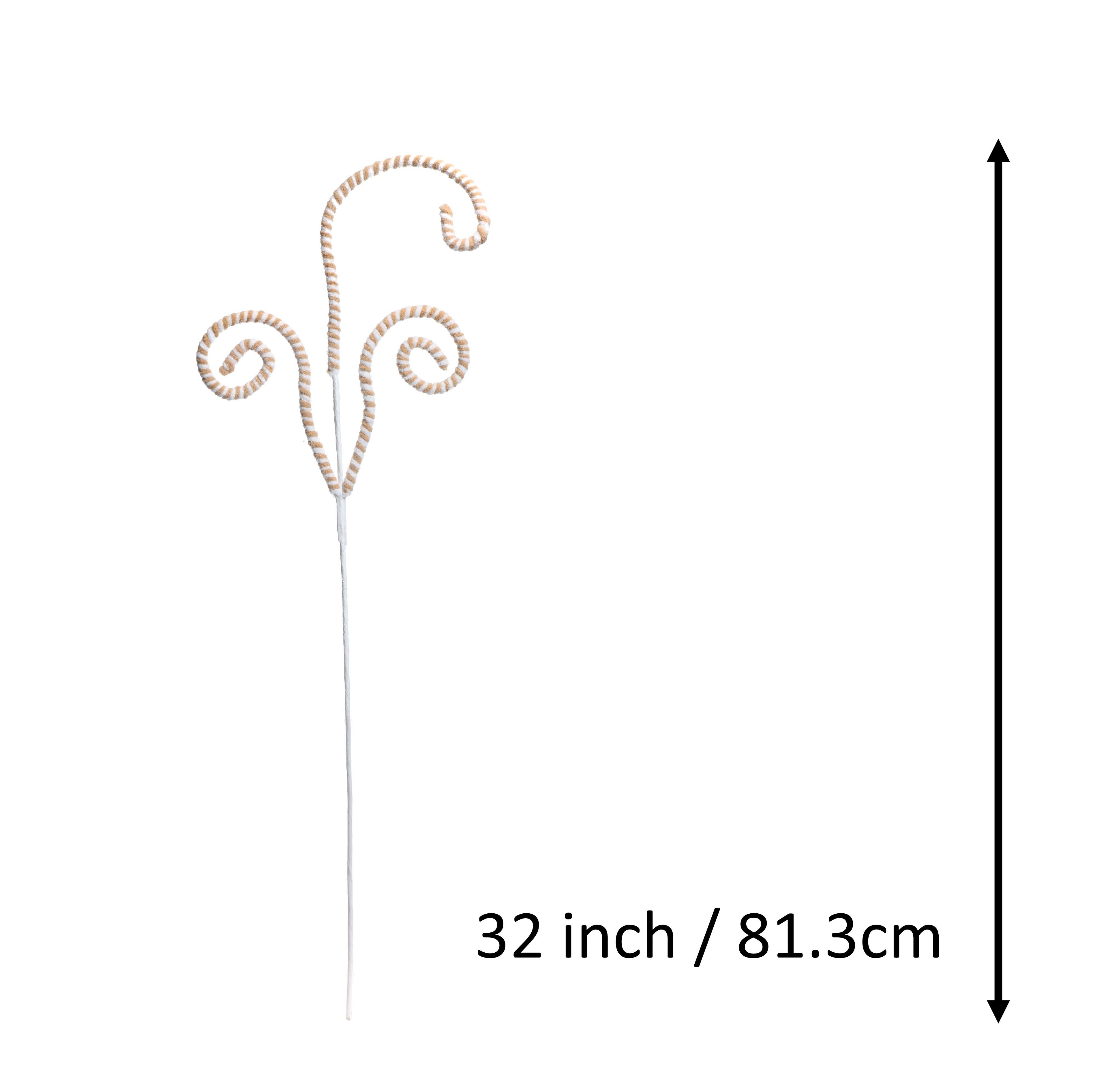 32&#x22; Brown &#x26; White Filler Stem by Ashland&#xAE;