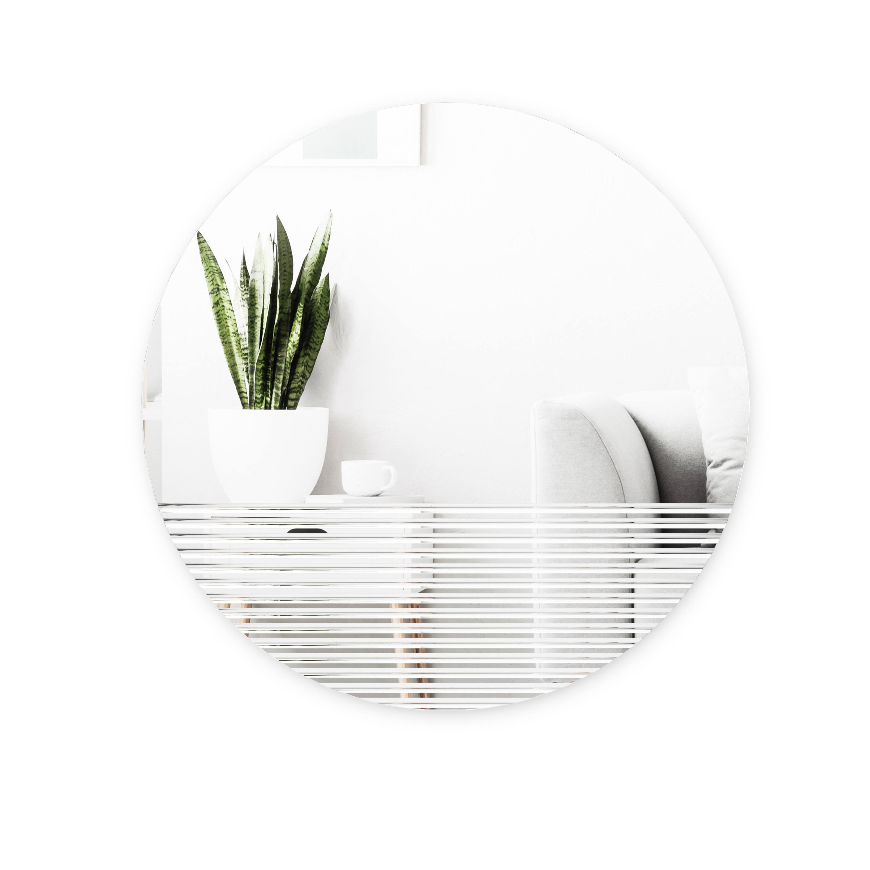 Umbra 24&#x22; Ridge Round Wall Mirror