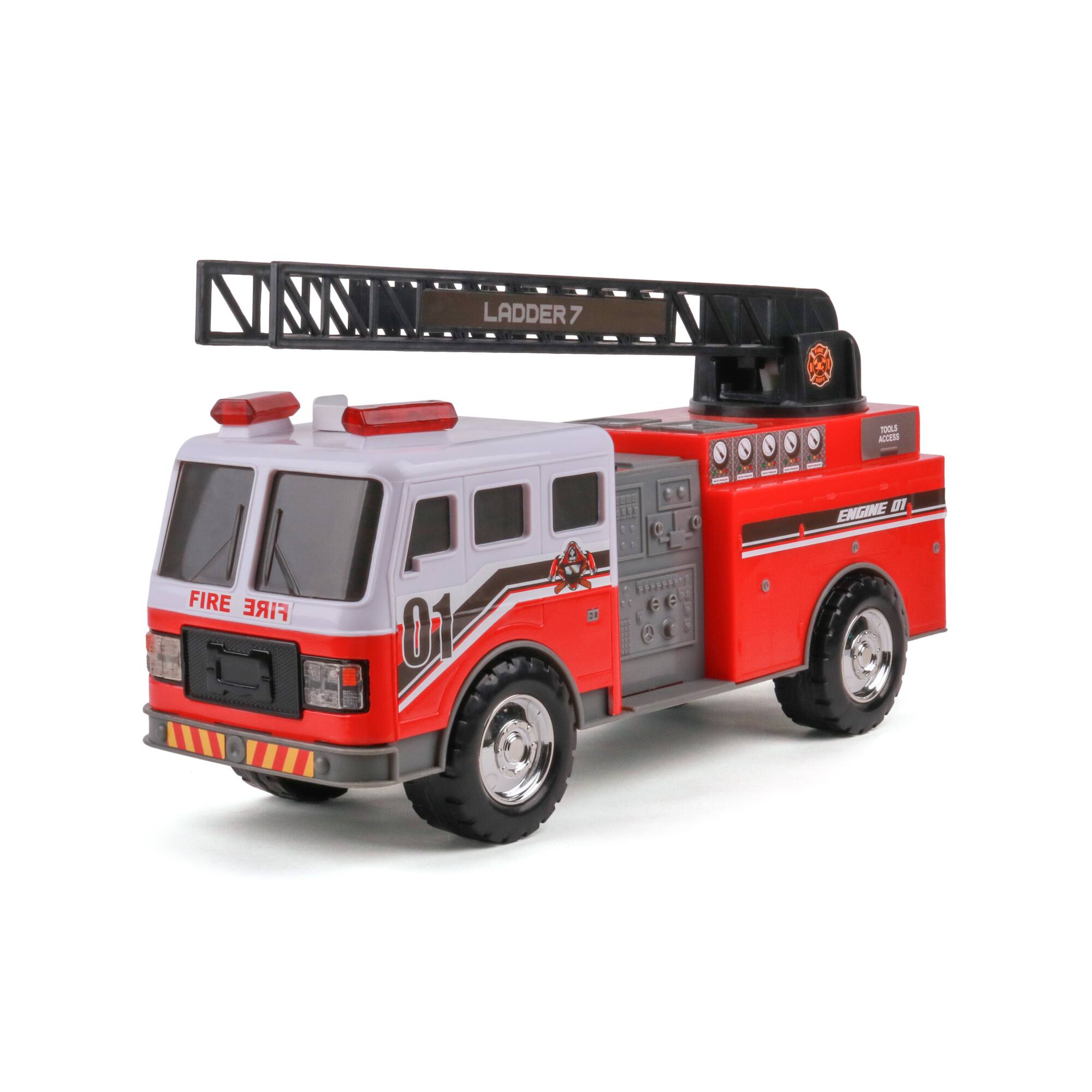 Funrise Mighty Fleet Mighty Motorized Fire Ladder Truck